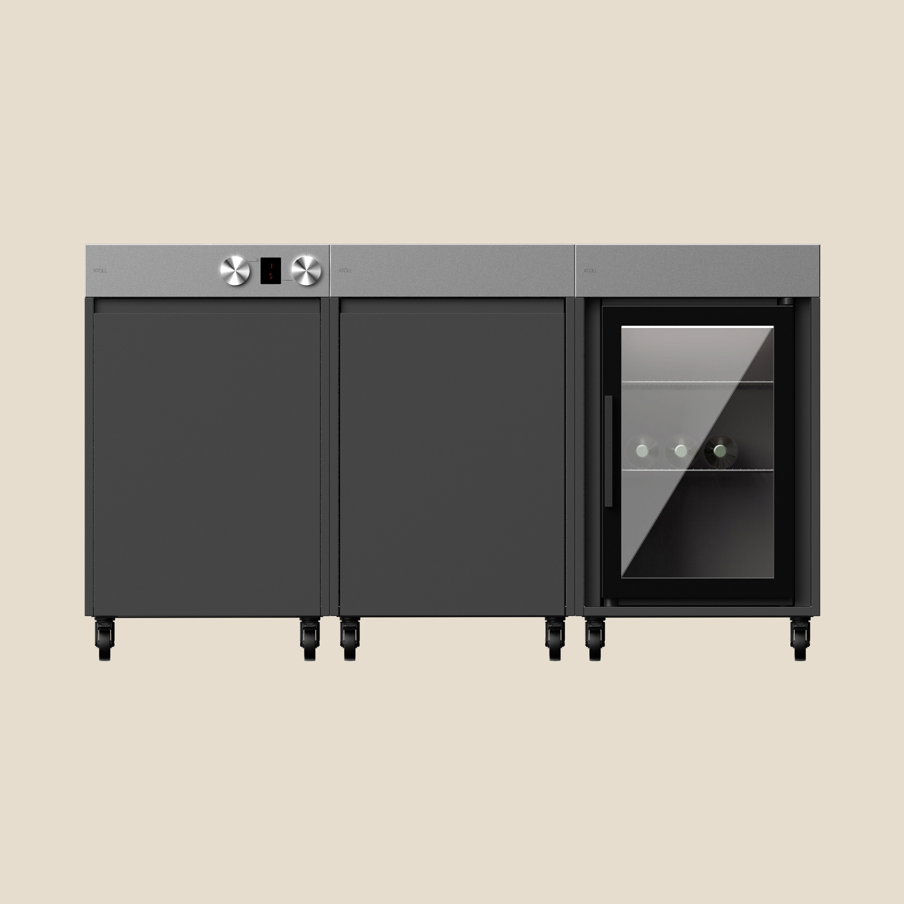 Mostra il prodotto RIMO LOVER cucina all'aperto bundle | slate | Cook + Cool + Store del produttore ATOLL