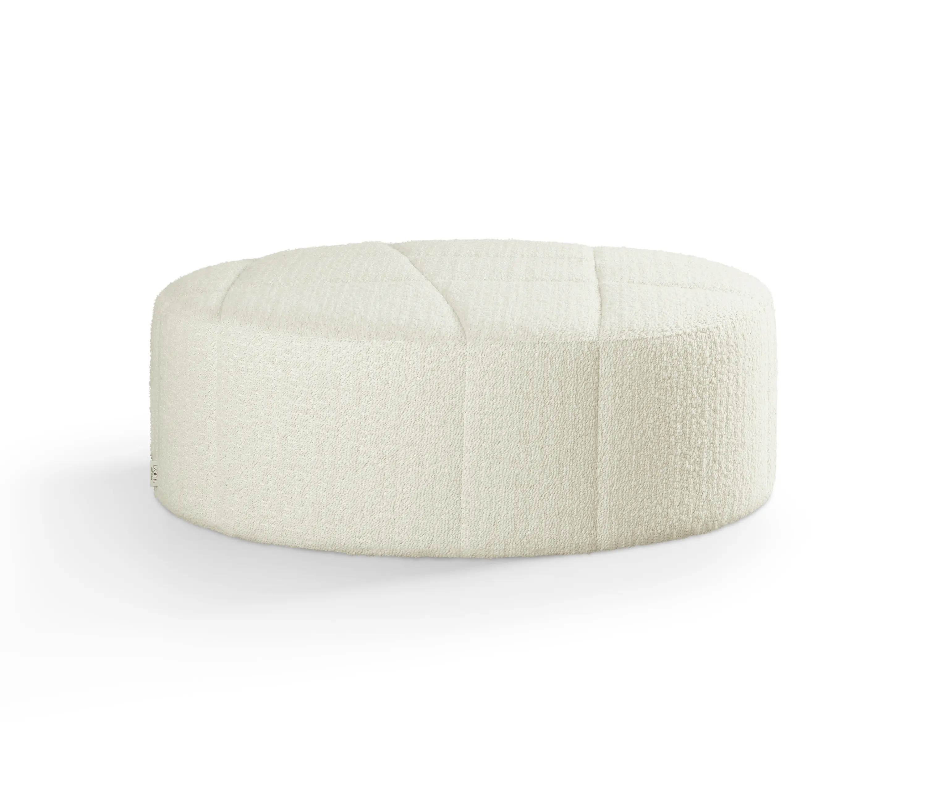 DAMI Luxury Interior - Beryl Pouf Treasure White
