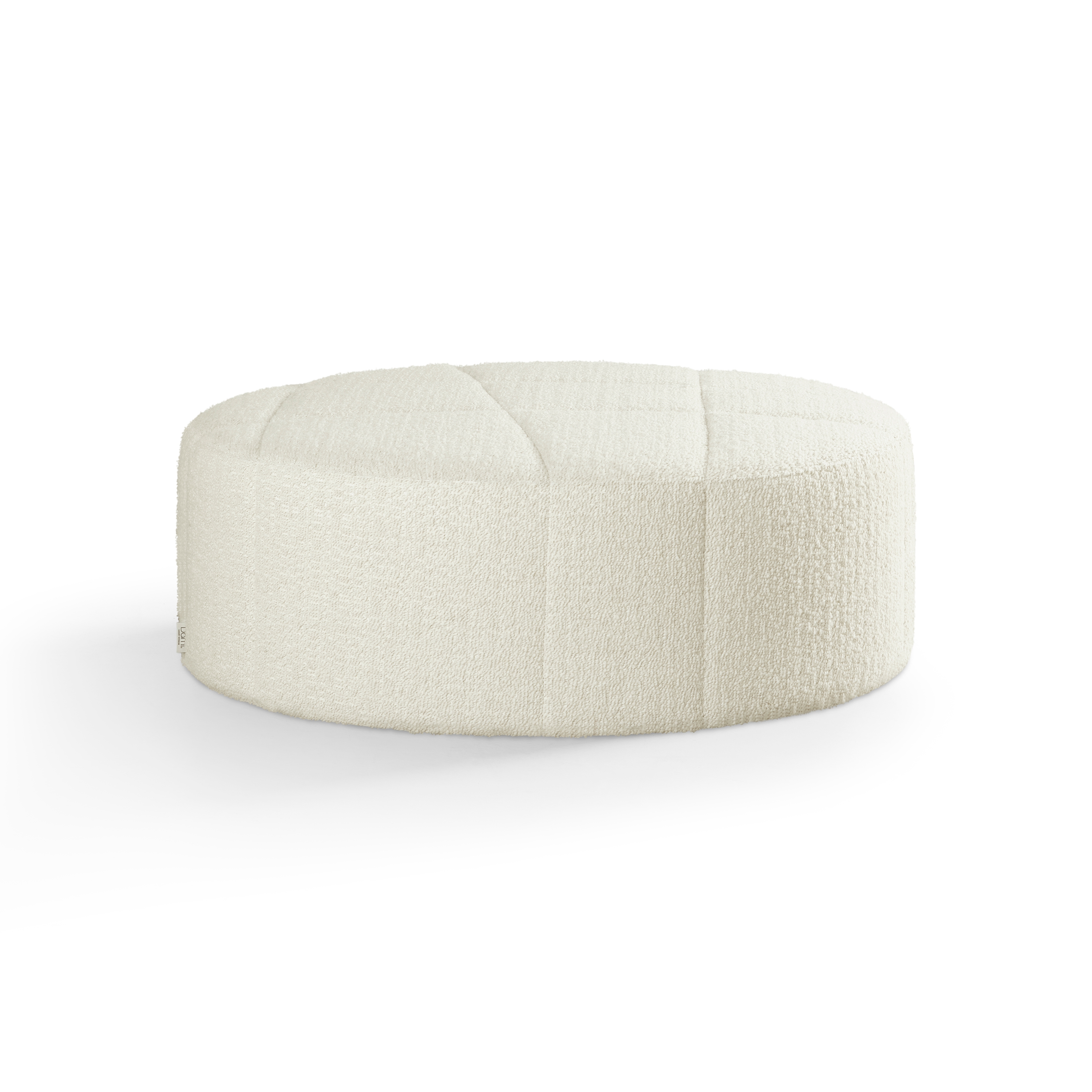 Afficher le produit Beryl Pouf Treasure White du fabricant DAMI Luxury Interior