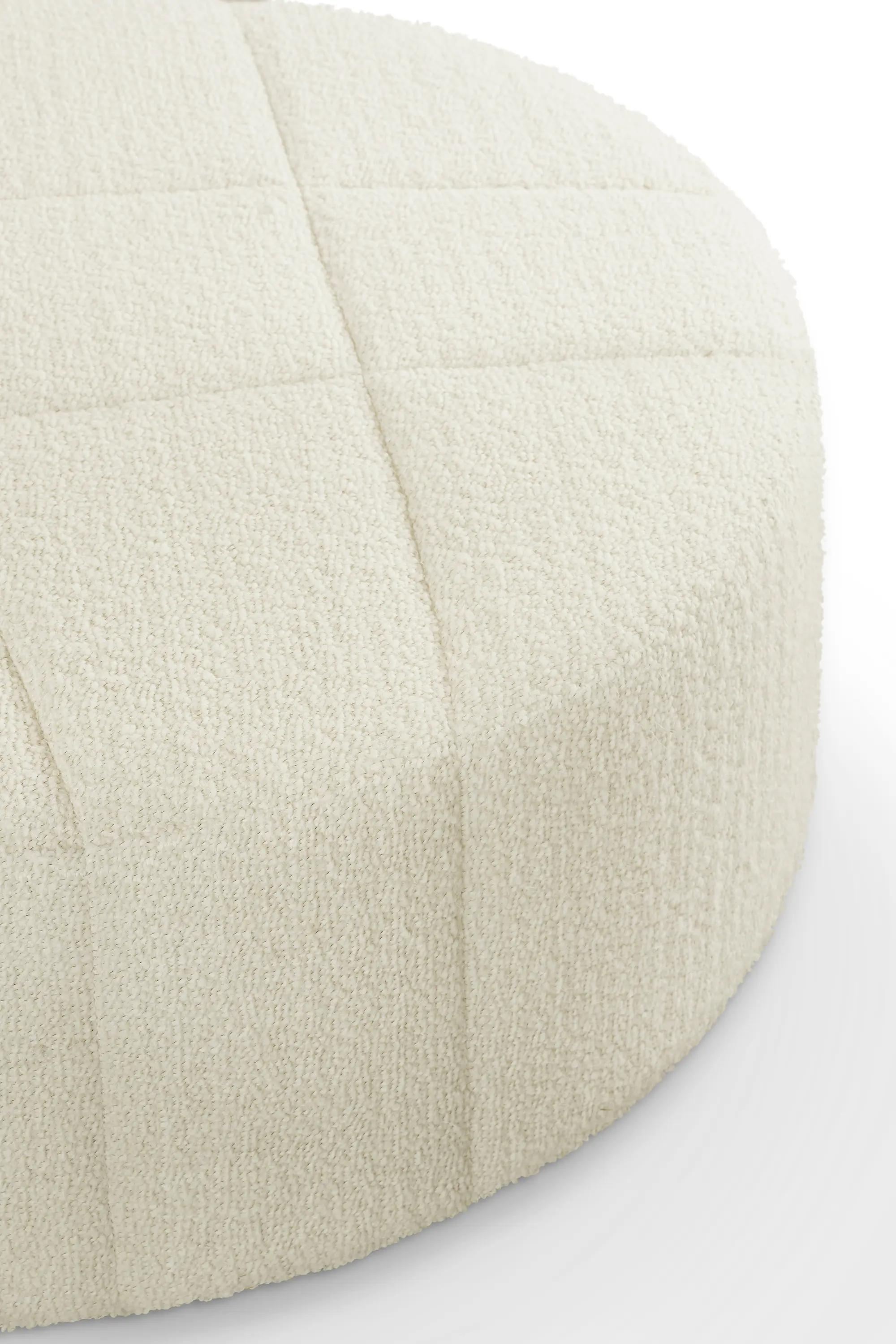 DAMI Luxury Interior - Beryl Pouf Treasure White