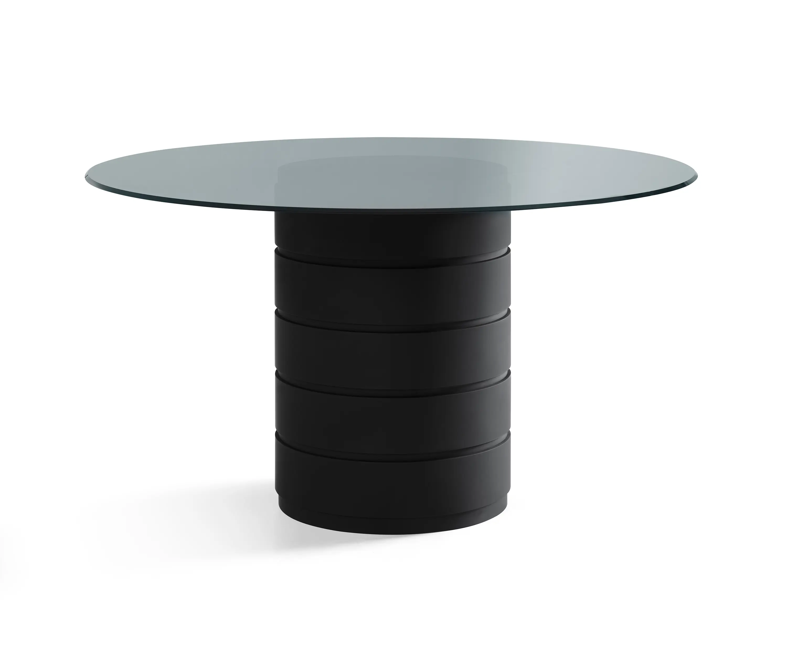 DAMI Luxury Interior - Carnelian Dining Table Softtouch + Marble Inlay + Glass Table Top