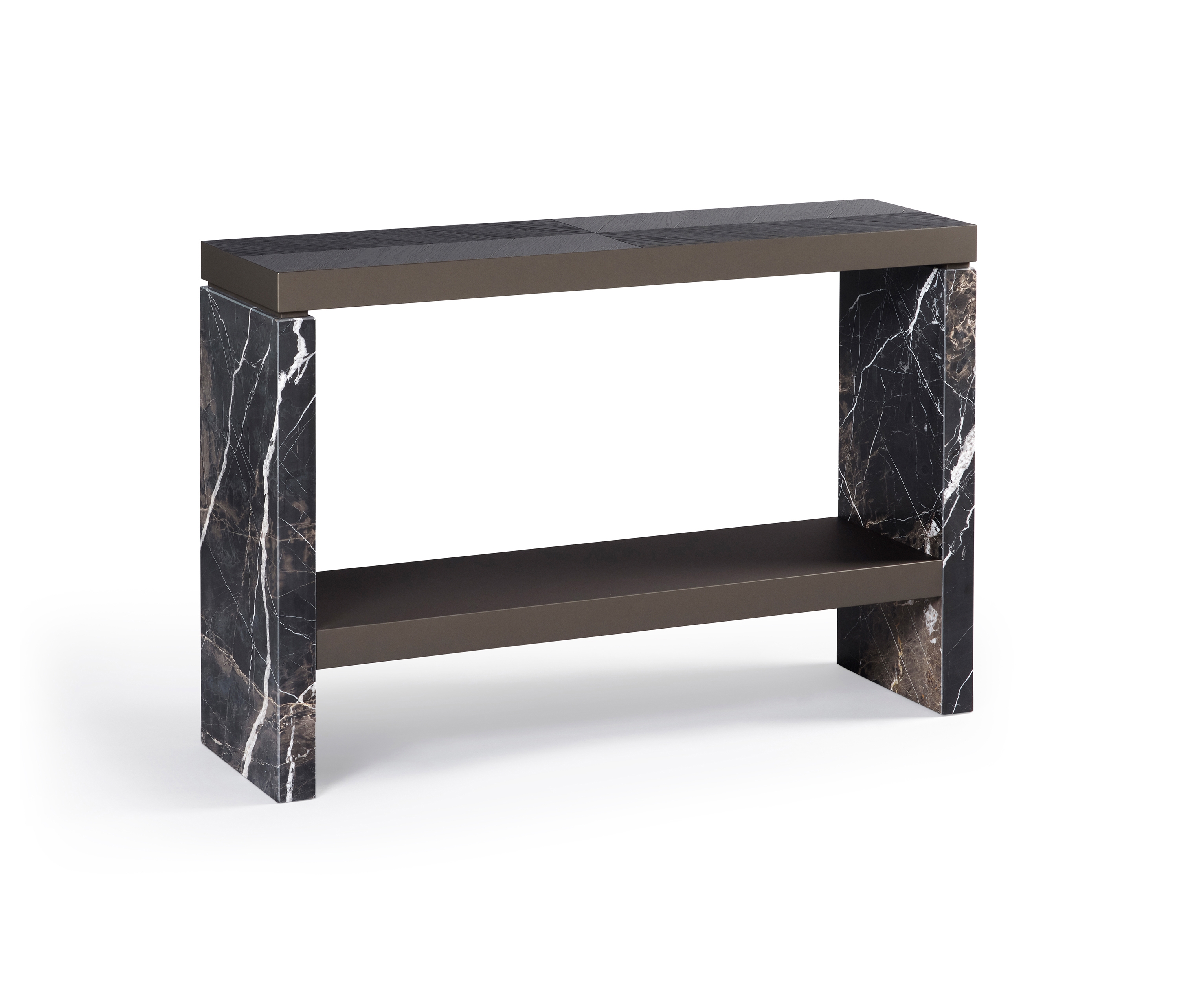 Mostrar el producto Cinnabar Console Brushed Oak + Marble + Softtouch del fabricante DAMI Luxury Interior
