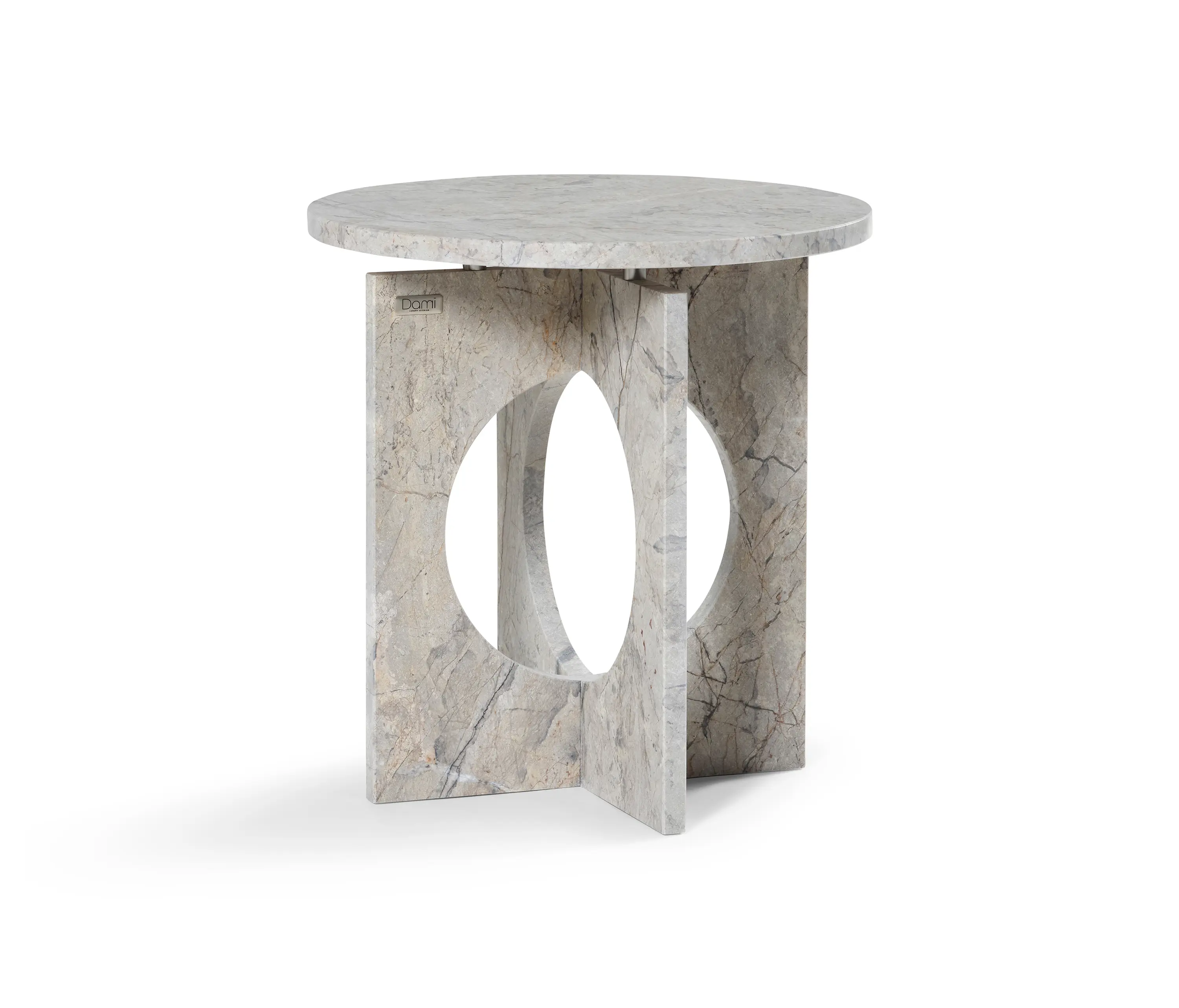 DAMI Luxury Interior - Ruby Side Table Marble Silverroots