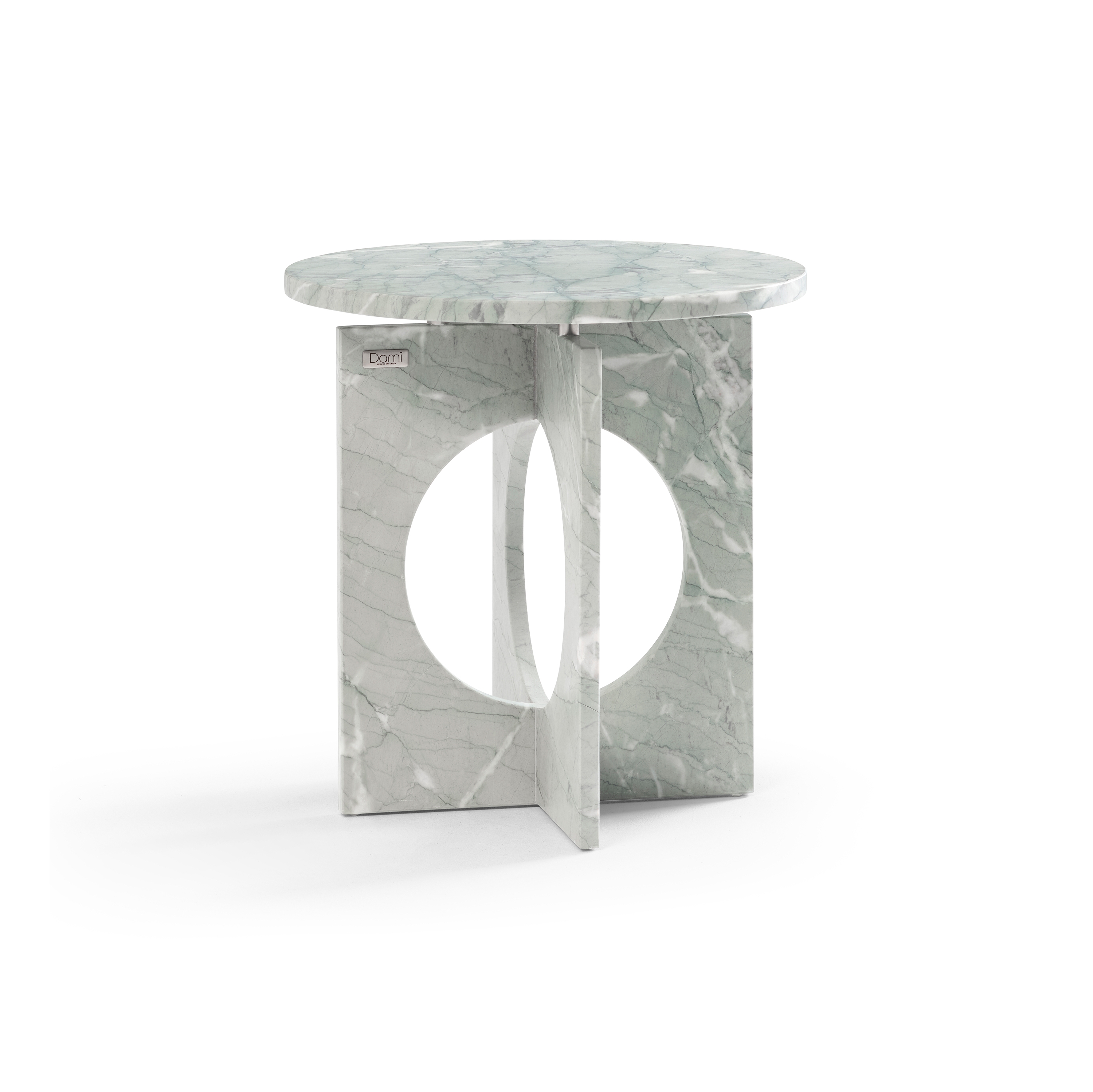 Ruby Side Table Marble Bourgogne Verde