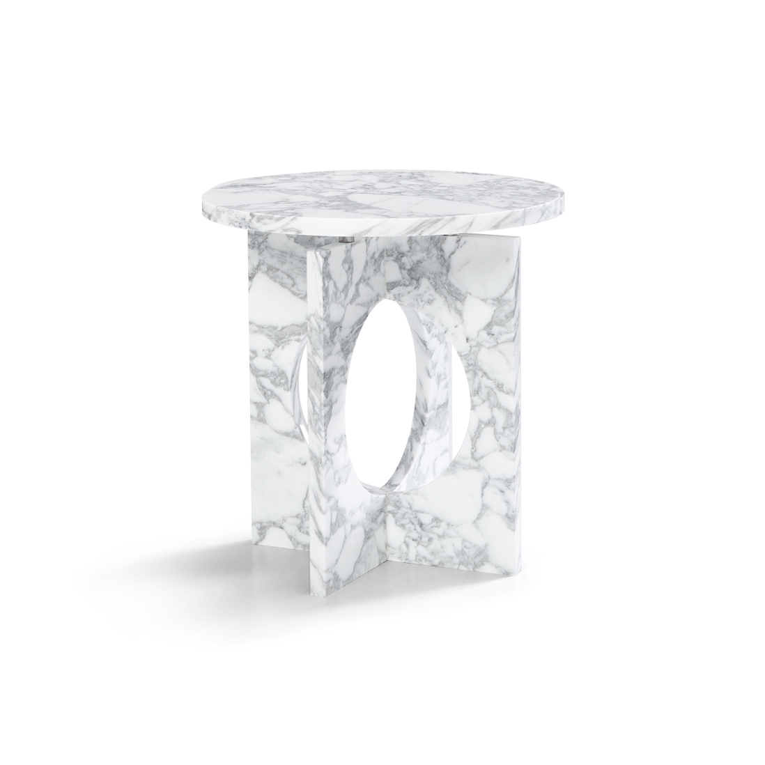 Ruby Side Table Marble Arrabescato