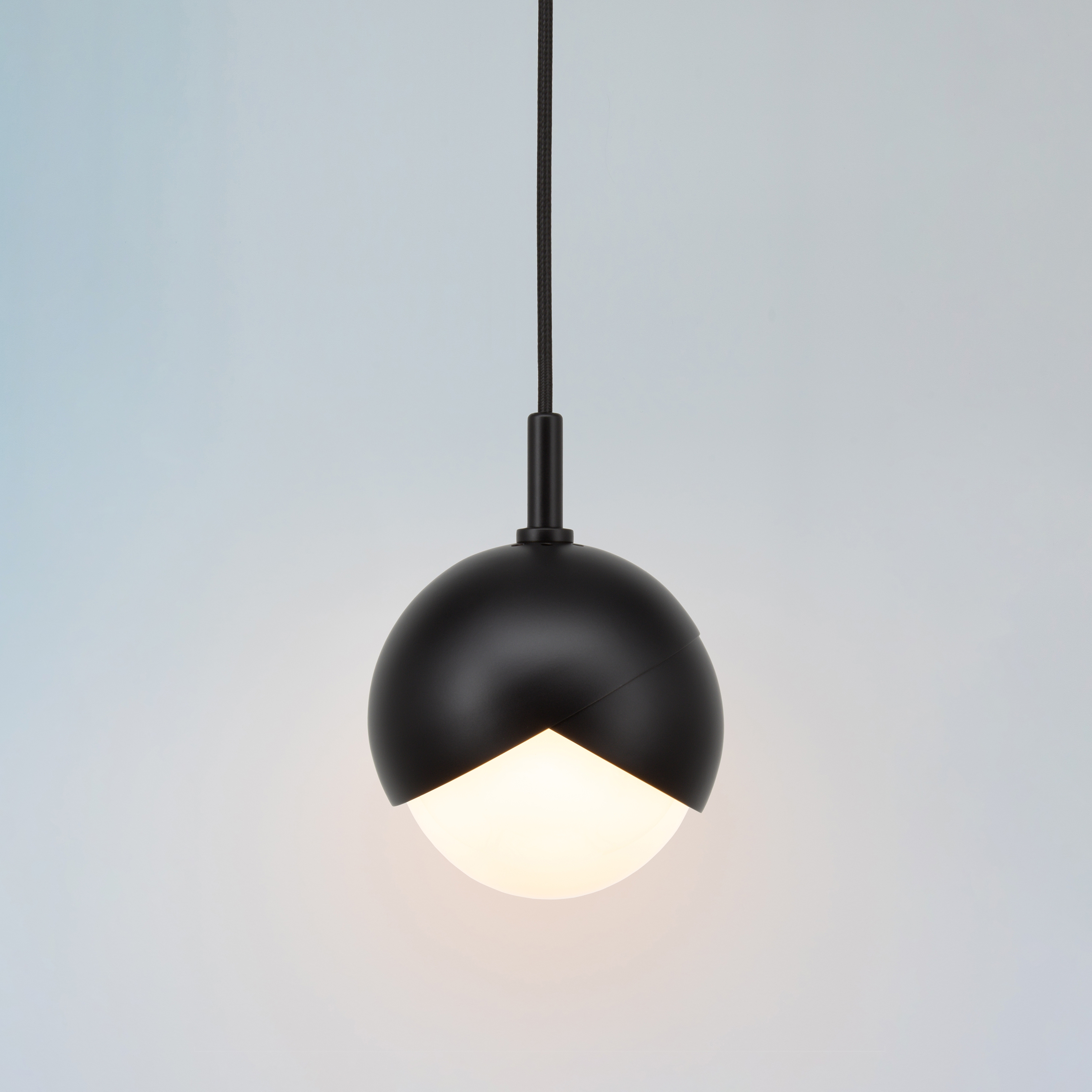 Benedict | Pendant - 6 inch (Black - matte)
