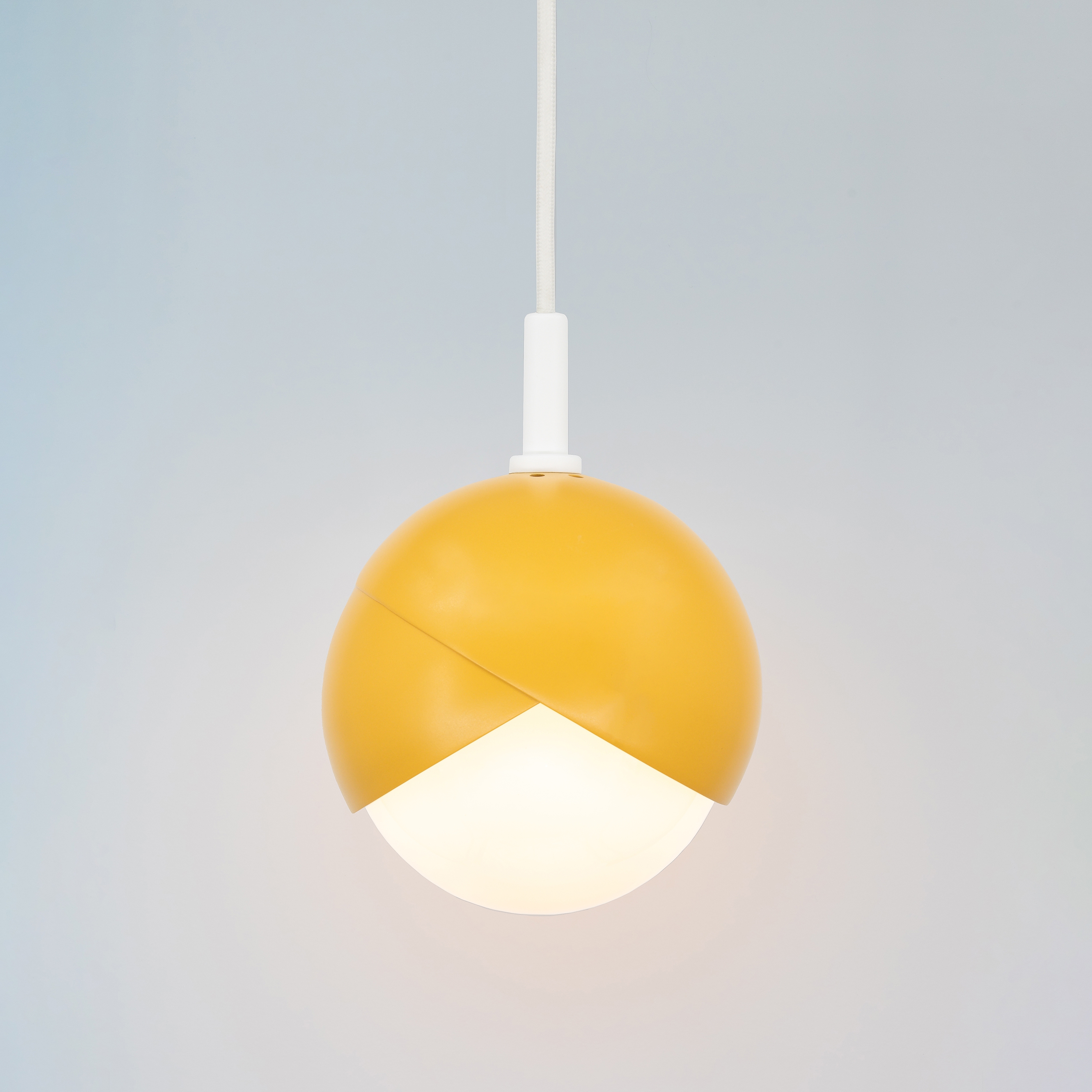 Benedict | Pendant - 9 inch (Canary - matte)
