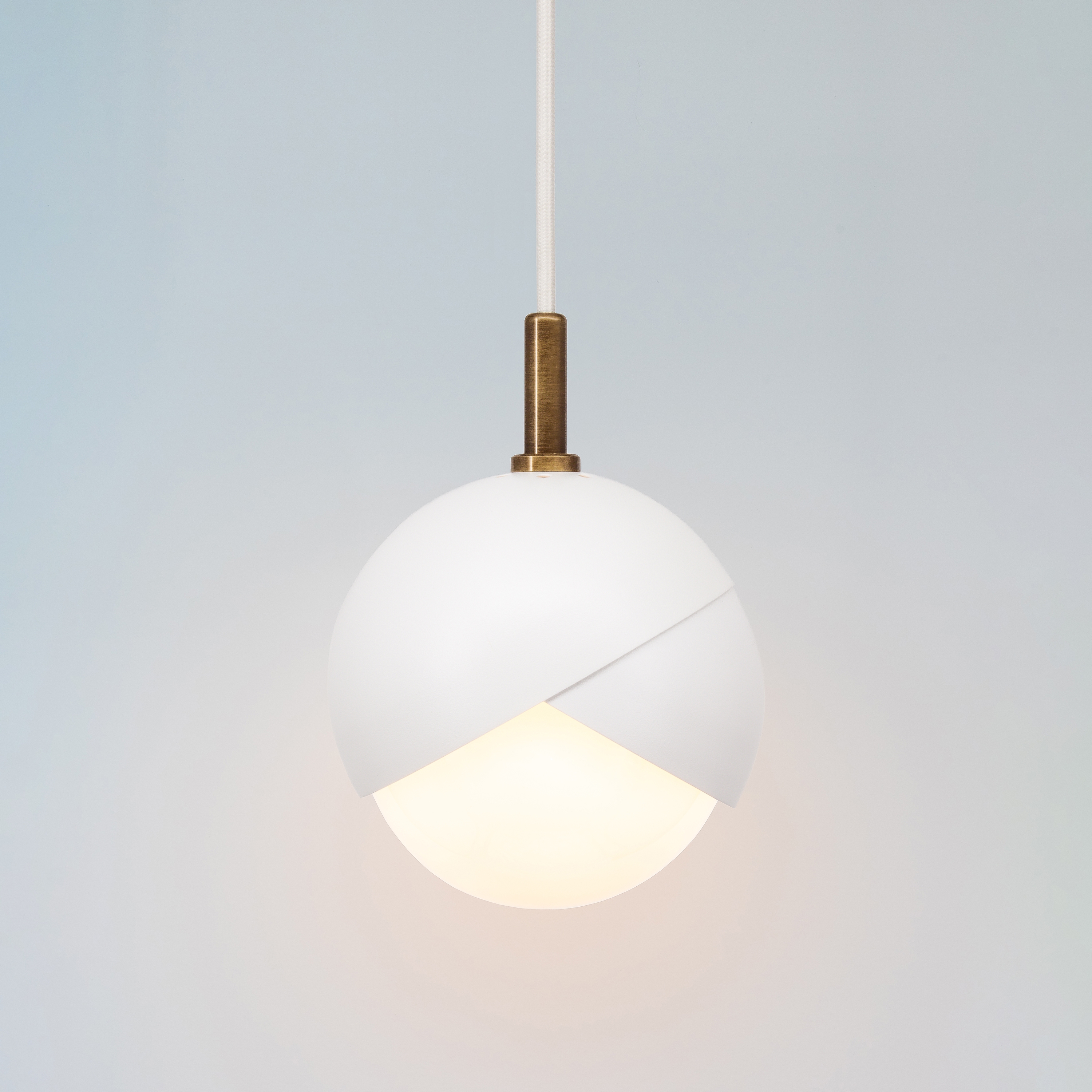 Benedict | Pendant - 9 inch (Eggshell - matte)