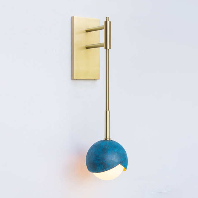 Benedict | Truss Sconce (Prussian Blue / Satin)