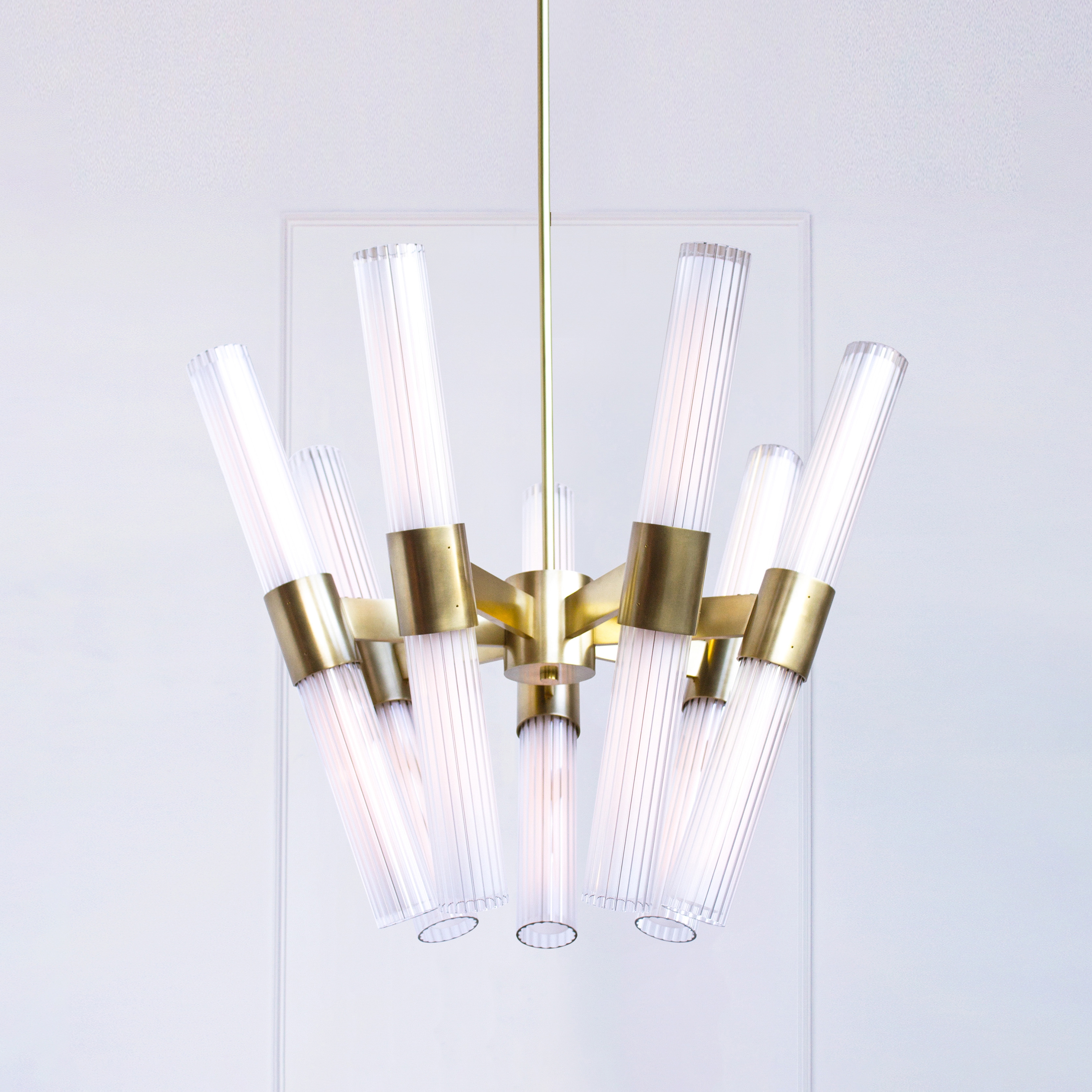 Produkt Dixie | 14 Light Chandelier (Burnished brass) des Herstellers Trella anzeigen