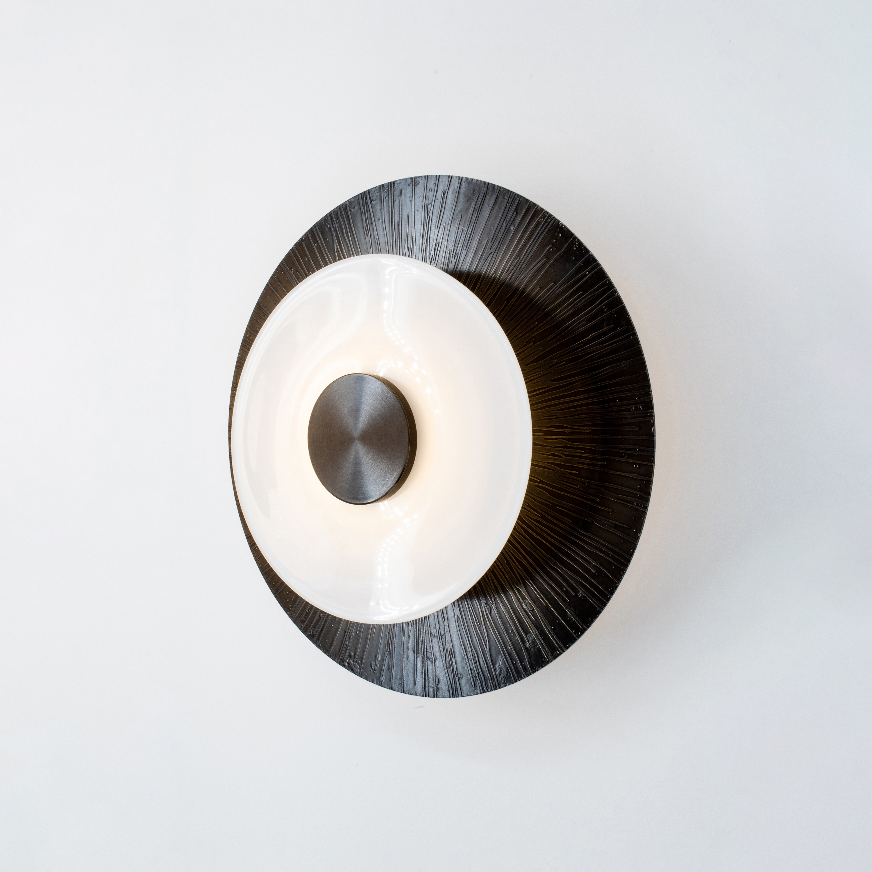 Klein | Sconce (Klein etch in blackened brass)