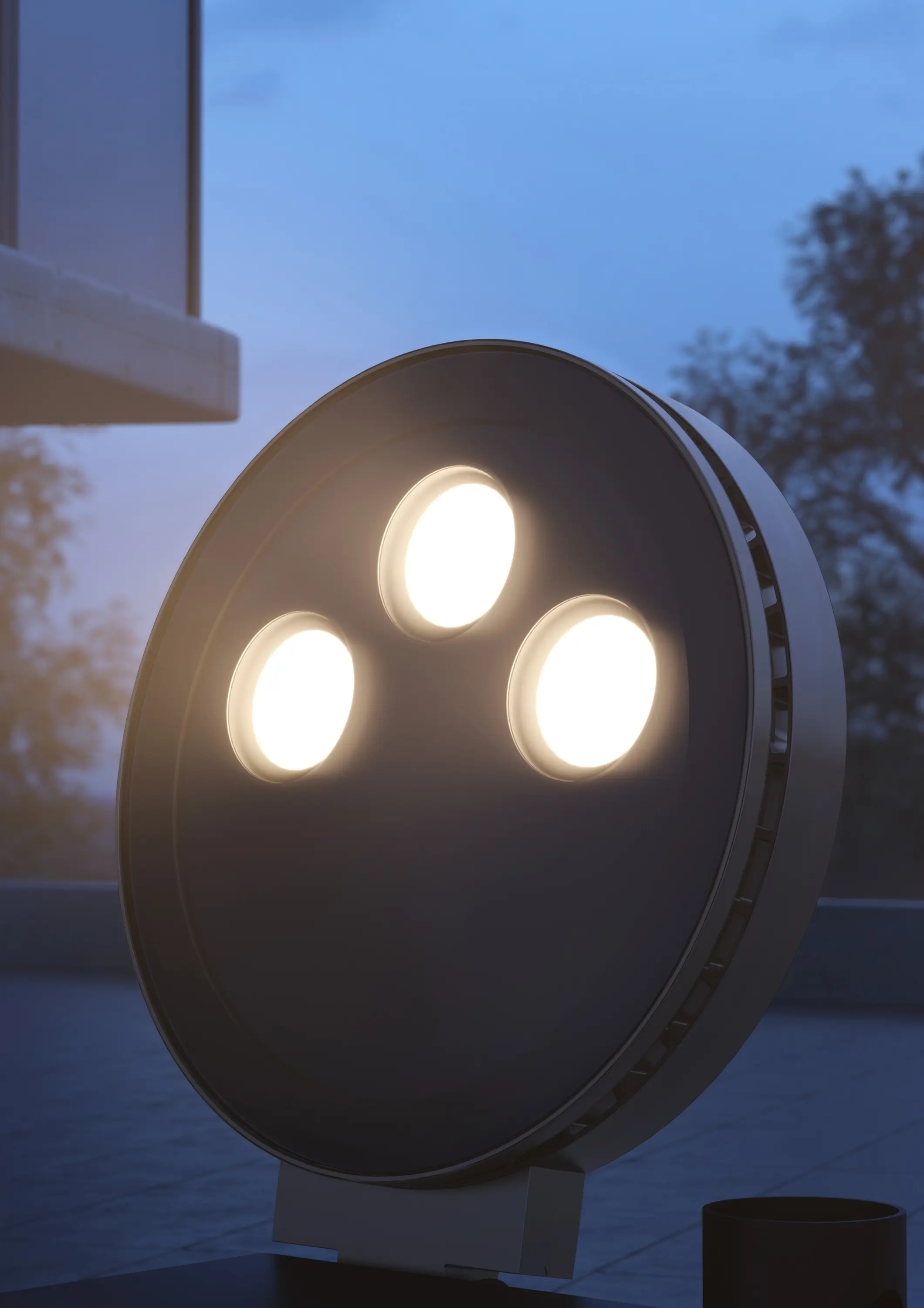 Castaldi - Boxer round | projector with lenses