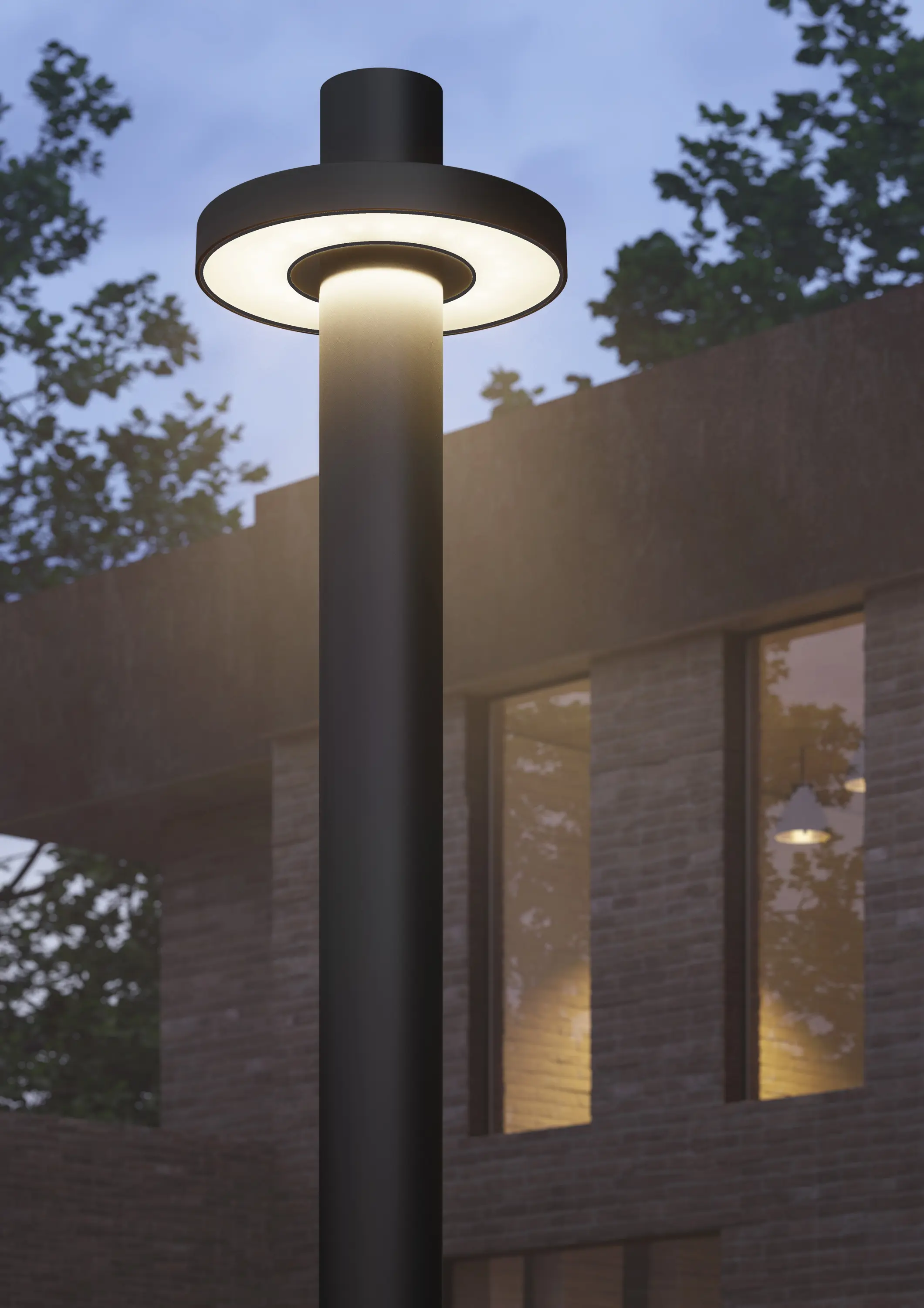 Castaldi - Disc | bollard opal 600