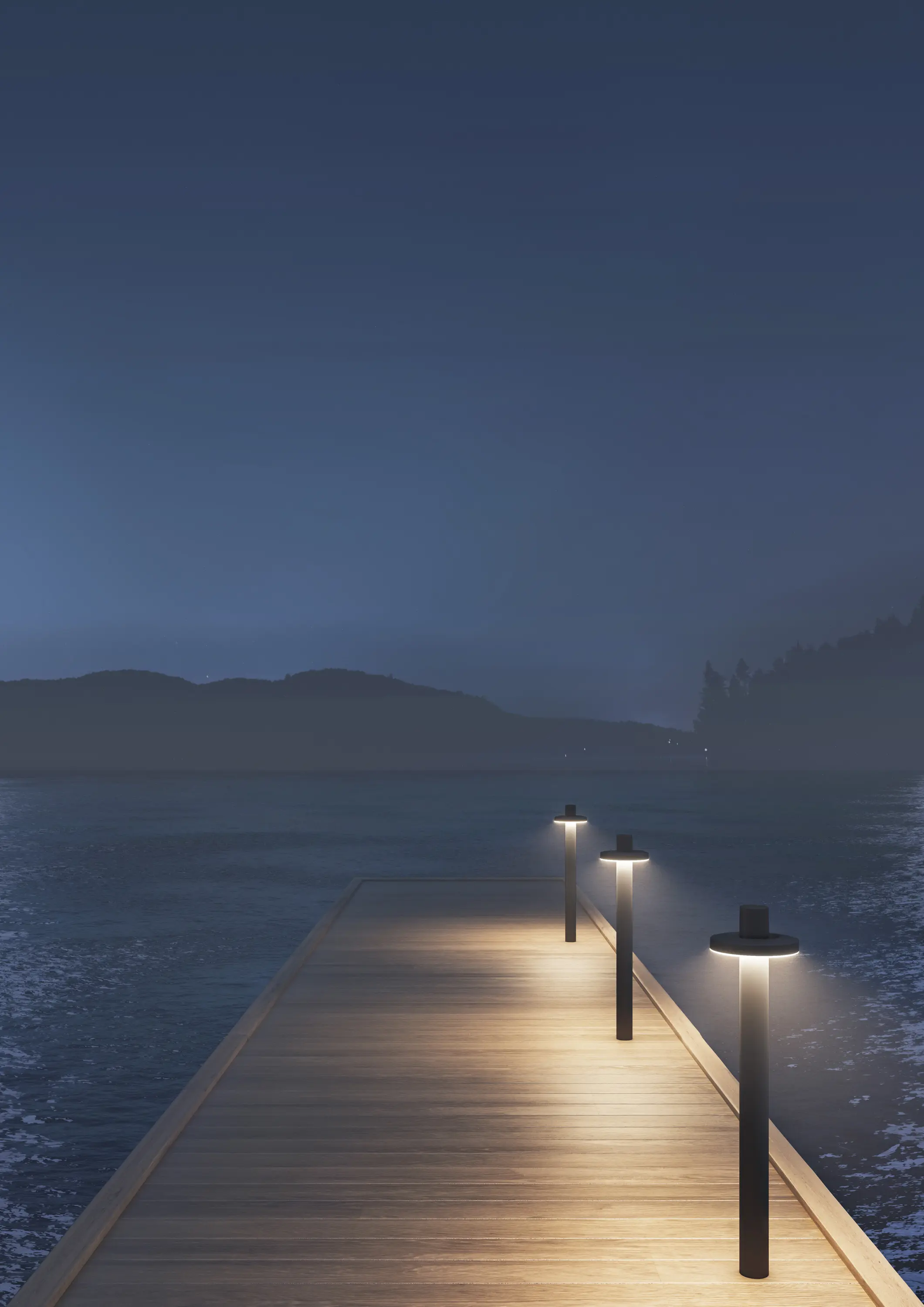 Castaldi - Disc | bollard opal 600