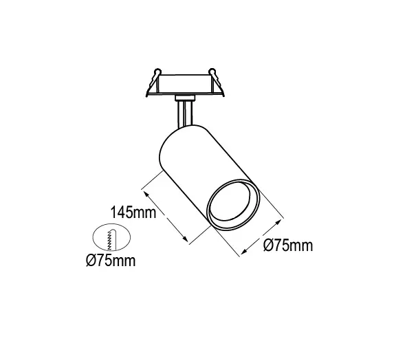 Castaldi - Eidos Recessed Ø75