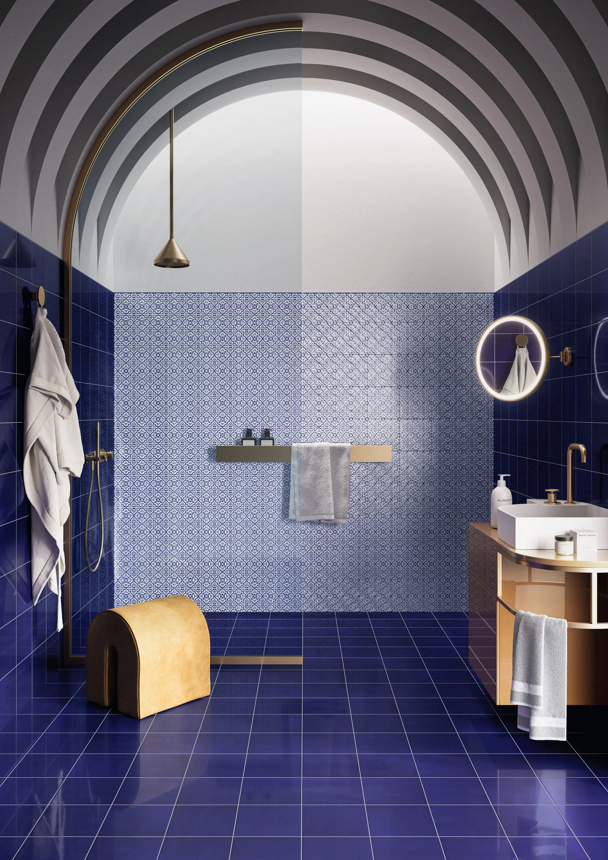 Acquario Due - 20x20 Lucida A54 Turchese