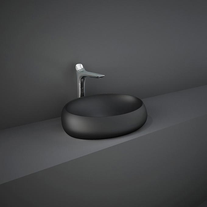 RAK-CLOUD | Countertop washbasin | Matt Black