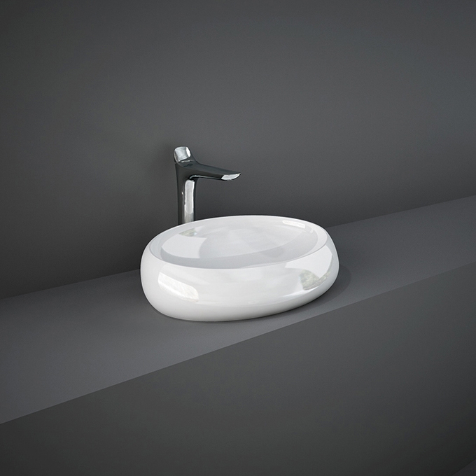 Display product RAK-CLOUD | Countertop washbasin | Alpine White from manufacturer RAK Ceramics