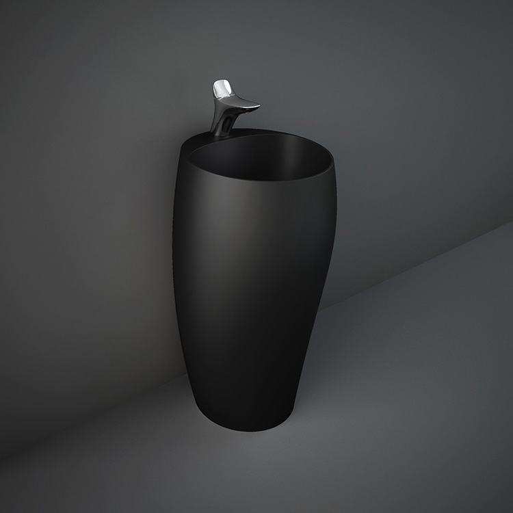 RAK-CLOUD | Freestanding washbasin | Matt Black