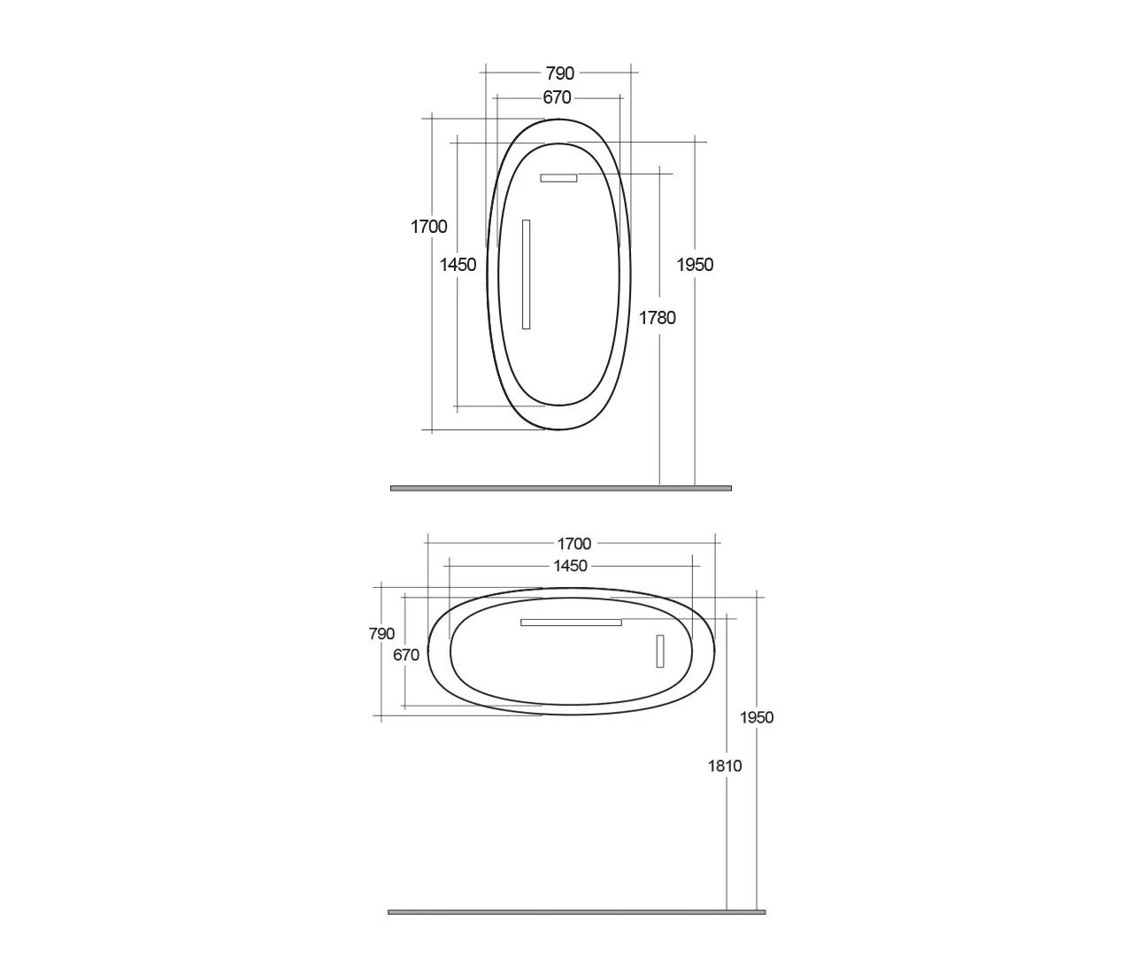 RAK Ceramics - RAK-CLOUD | Mirror