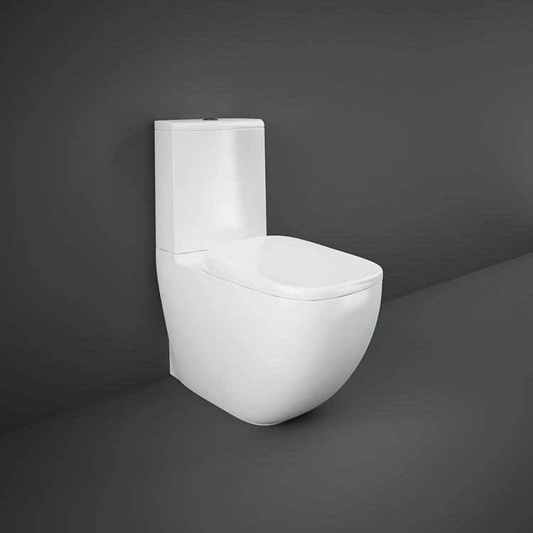 Display product RAK-ILLUSION | Rimless Close Coupled Water Closet P & S TRAP 64 CM from manufacturer RAK Ceramics