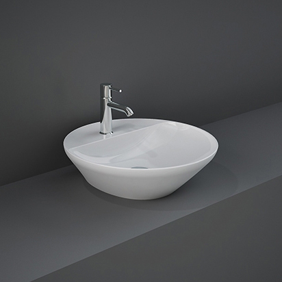 Display product RAK-VARIANT | Round Countertop washbasin with tap hole from manufacturer RAK Ceramics