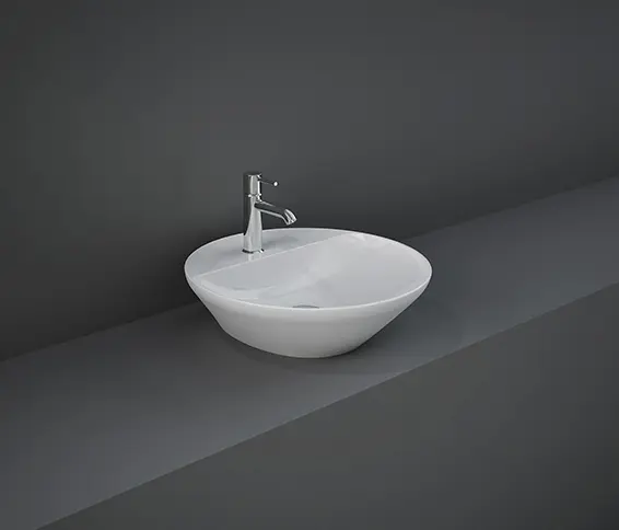 RAK Ceramics - RAK-VARIANT | Round Countertop washbasin with tap hole