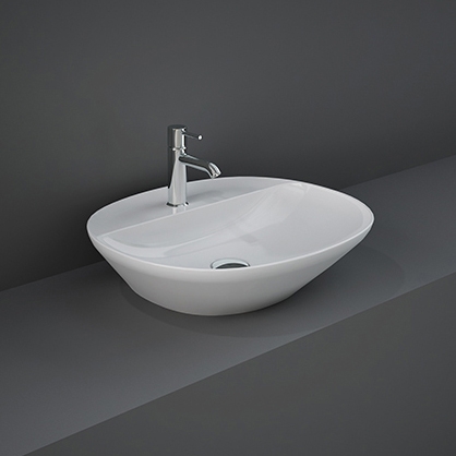 Display product RAK-VARIANT | Oval Countertop washbasin with tap hole from manufacturer RAK Ceramics