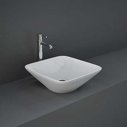 Display product RAK-VARIANT | Squared Countertop washbasin without tap hole from manufacturer RAK Ceramics