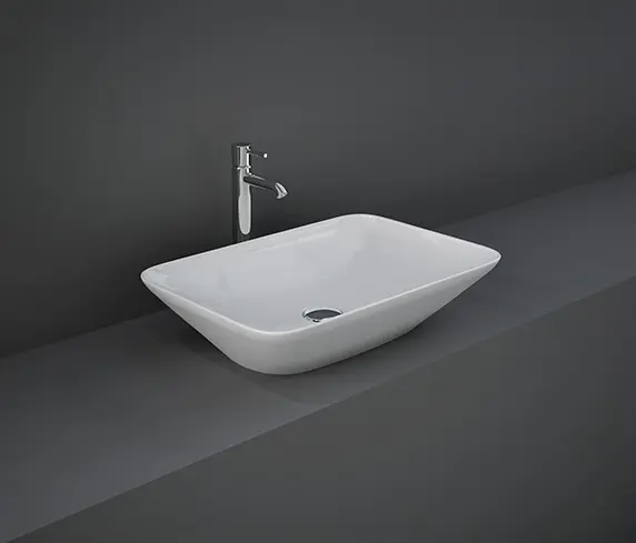 RAK Ceramics - RAK-VARIANT | Rectangle Countertop washbasin without tap hole