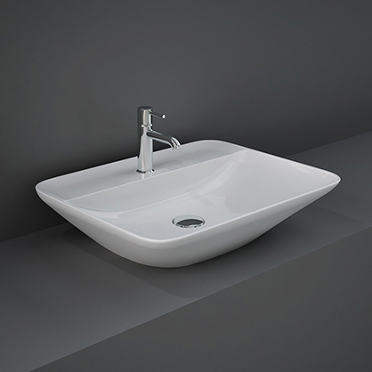 Display product RAK-VARIANT | Rectangle Countertop washbasin with tap hole from manufacturer RAK Ceramics