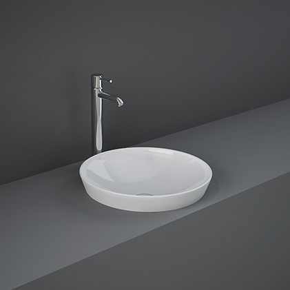 Display product RAK-VARIANT | Round Drop in Washbasin without tap hole from manufacturer RAK Ceramics