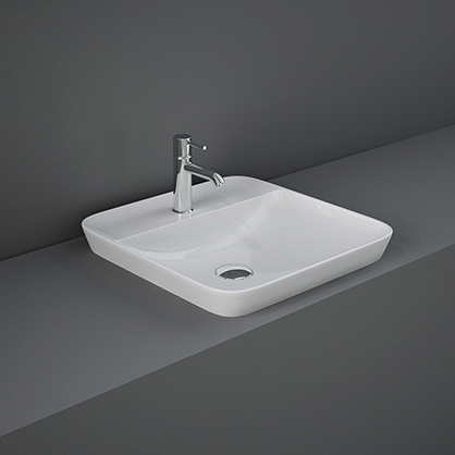 Display product RAK-VARIANT | Squared Drop in Washbasin with tap hole from manufacturer RAK Ceramics