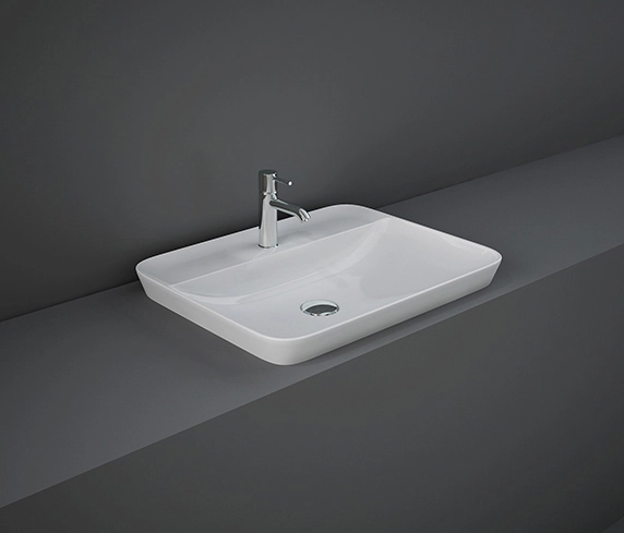 RAK-VARIANT | RECTANGLE DROP IN WASHBASIN WITH TAP HOLE - Wash basins ...