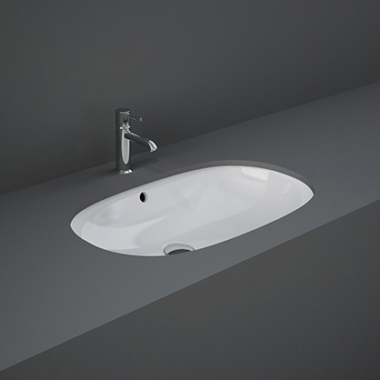 Display product RAK-VARIANT | Oval Elongated Undercounter Washbasin from manufacturer RAK Ceramics