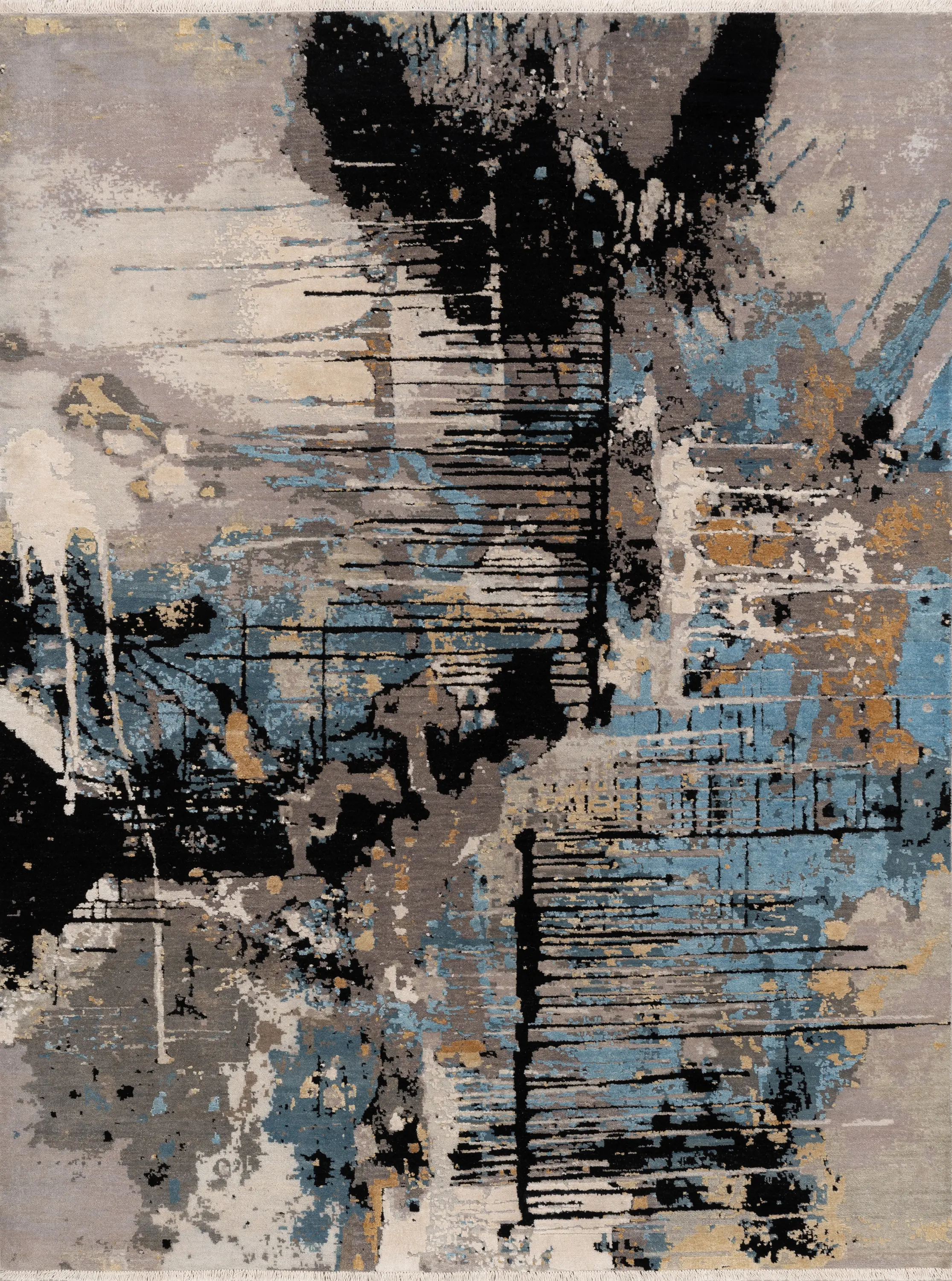D.S.V. CARPETS - Blue Dripping