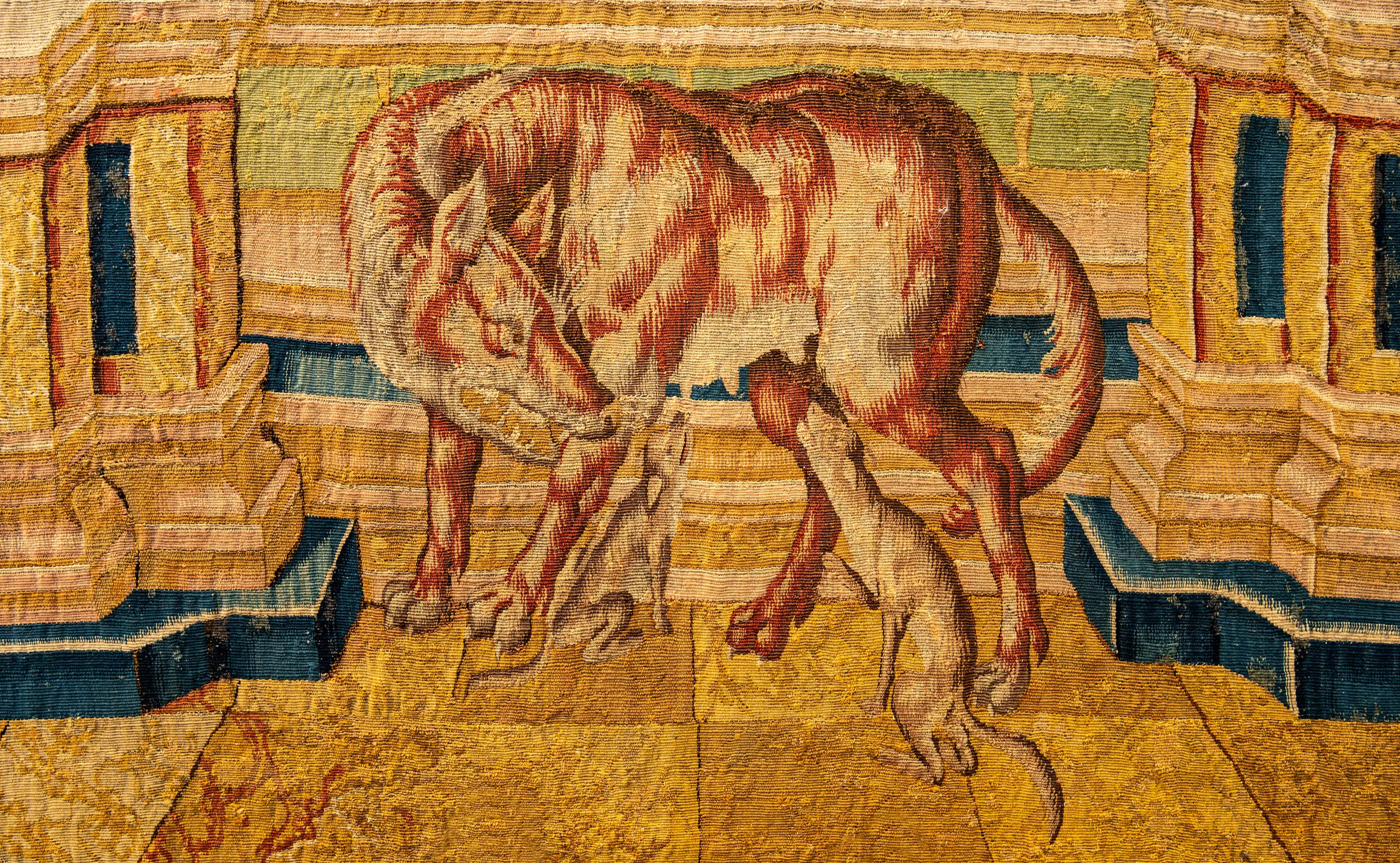 D.S.V. CARPETS - Tapestry with she-wolf