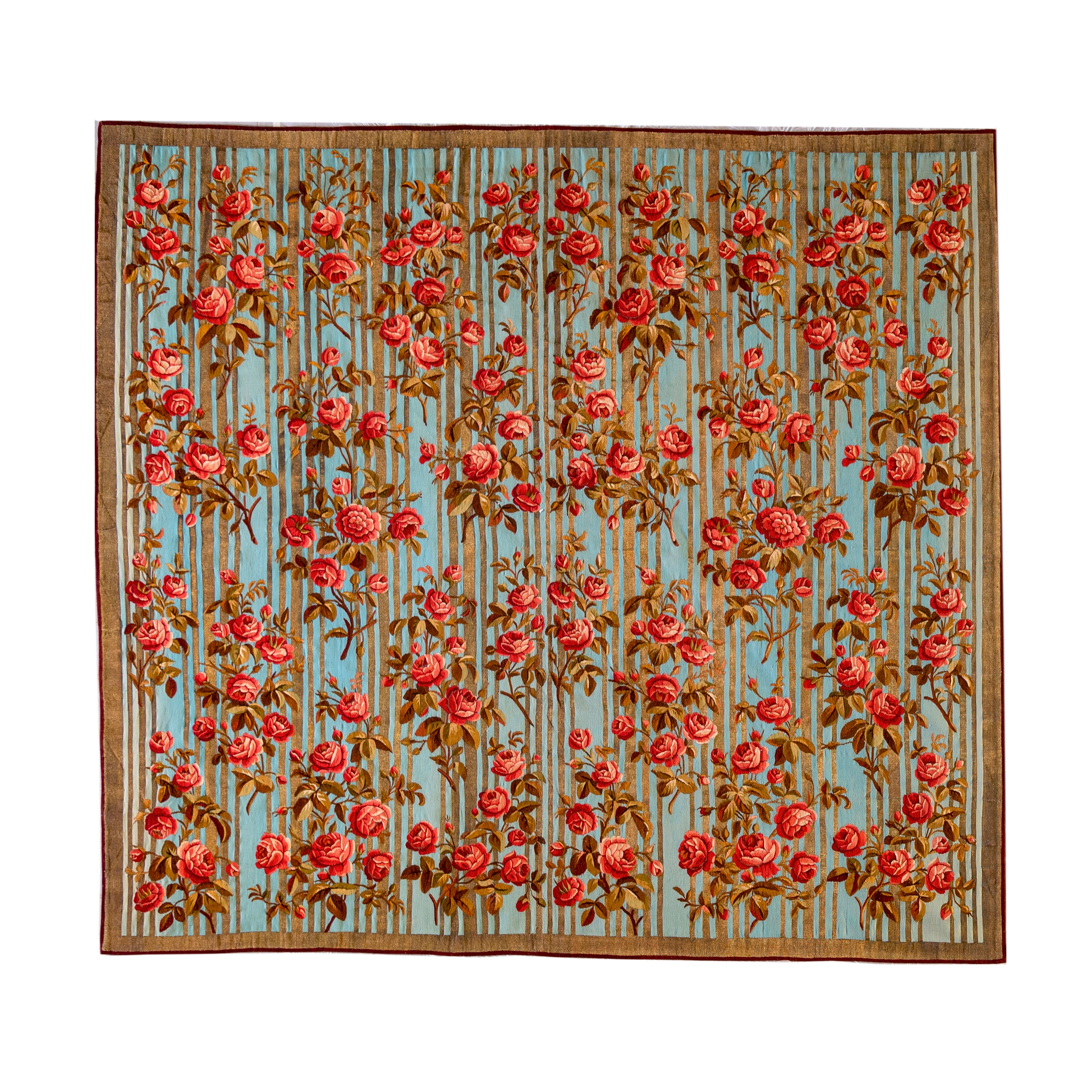 Display product Pair of Aubusson Tapestries  with golden threads from manufacturer D.S.V. CARPETS