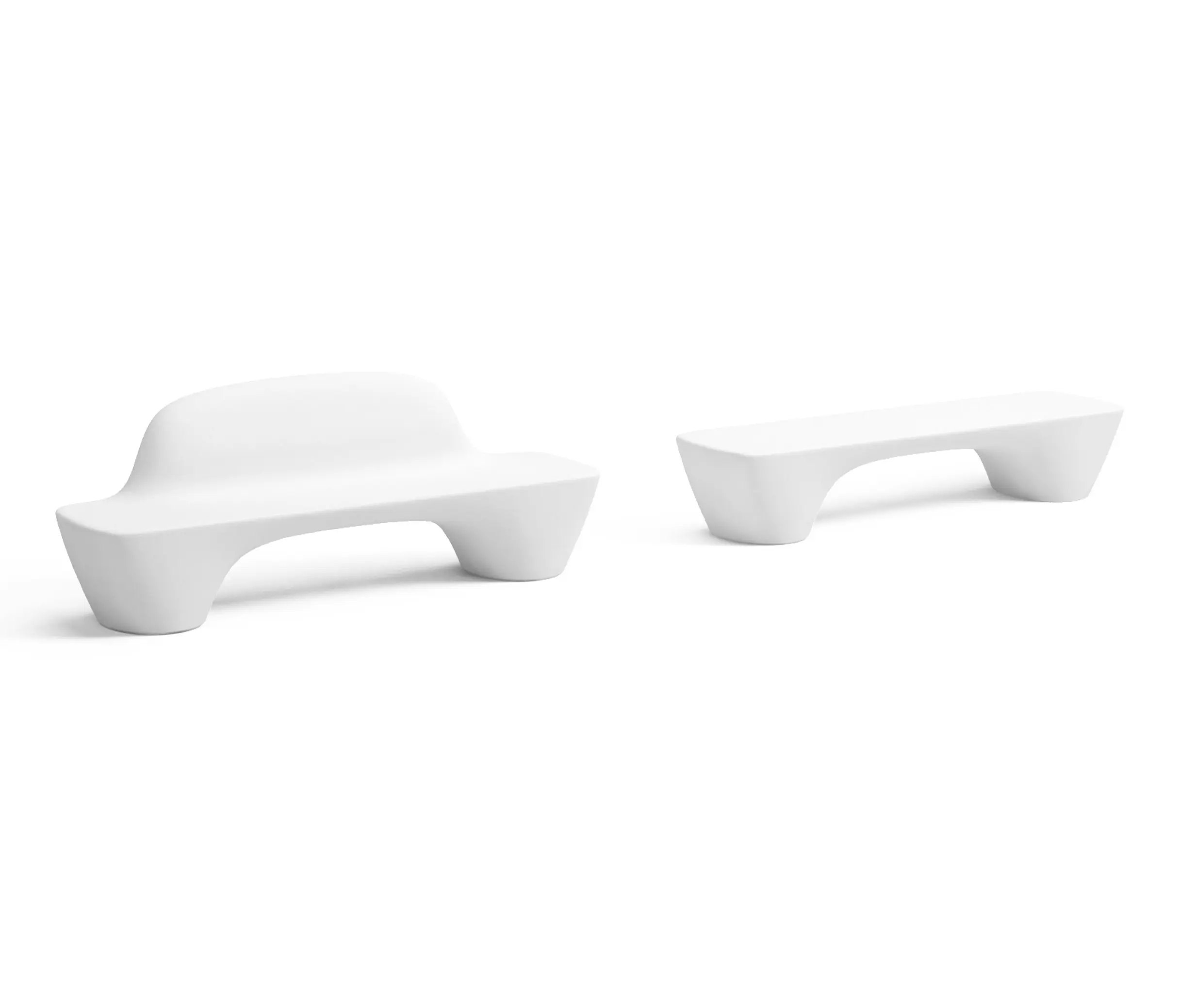 VPI Concrete - Haló | Concrete Bench with Backrest
