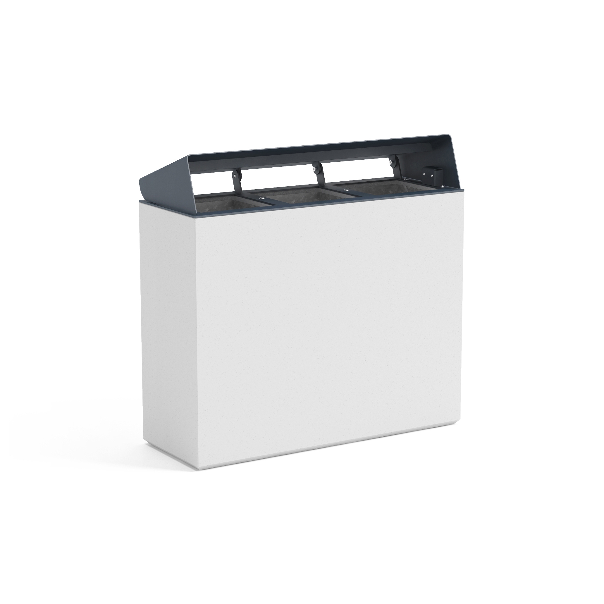 Display product Astro | 3x30l Concrete Waste Bin from manufacturer VPI Concrete