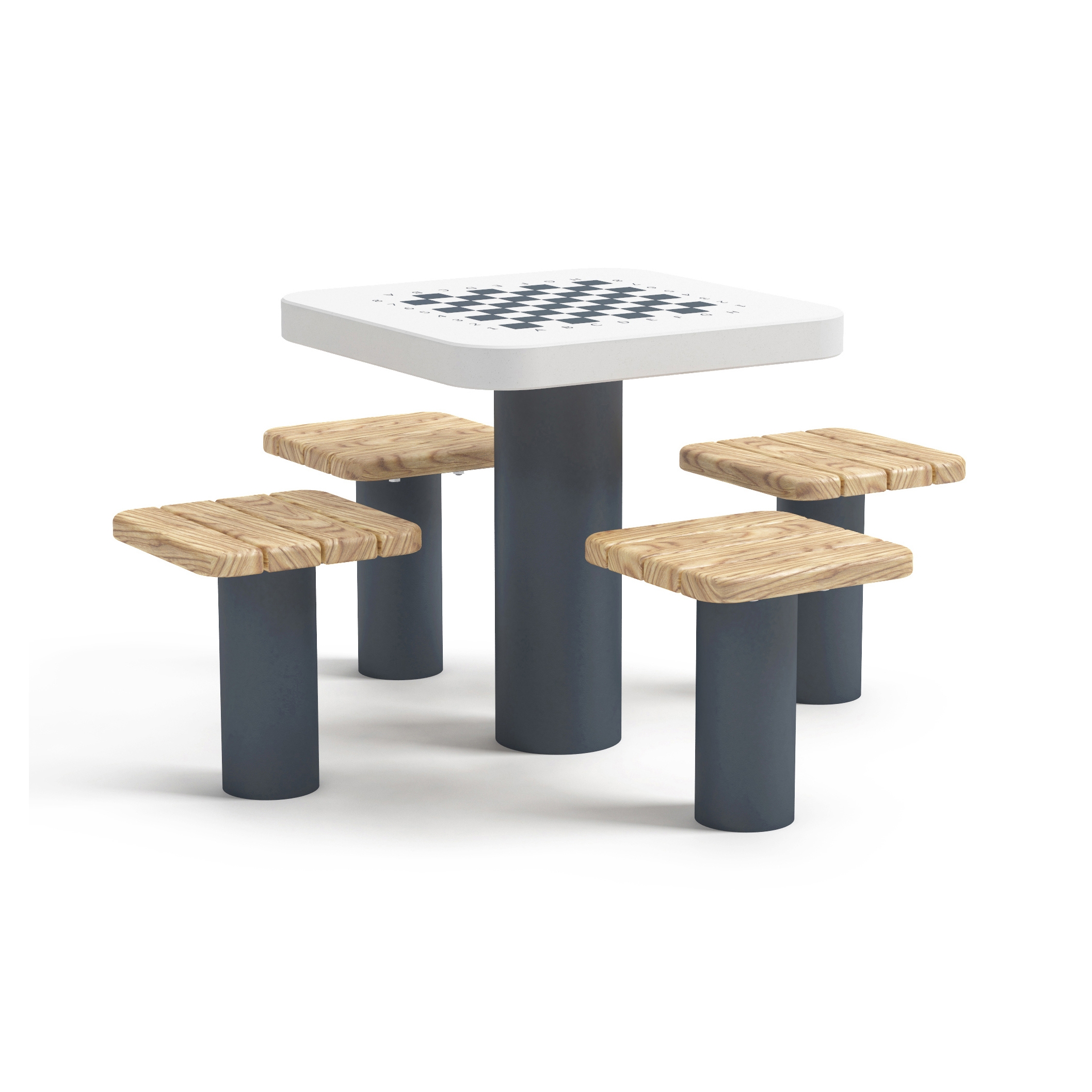 Display product Tabella | Concrete Chess Table from manufacturer VPI Concrete