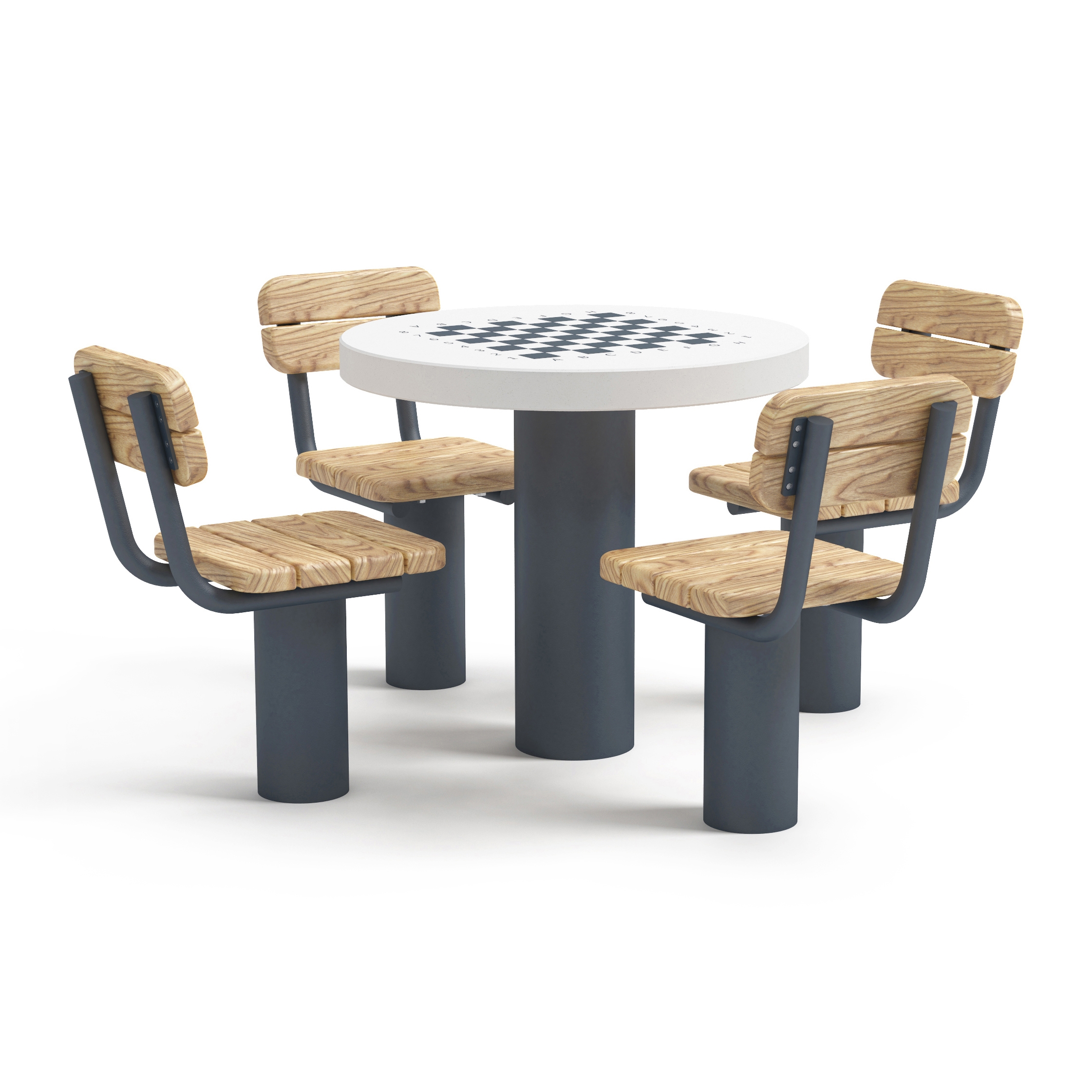 Display product Tabella | Concrete Chess Table from manufacturer VPI Concrete