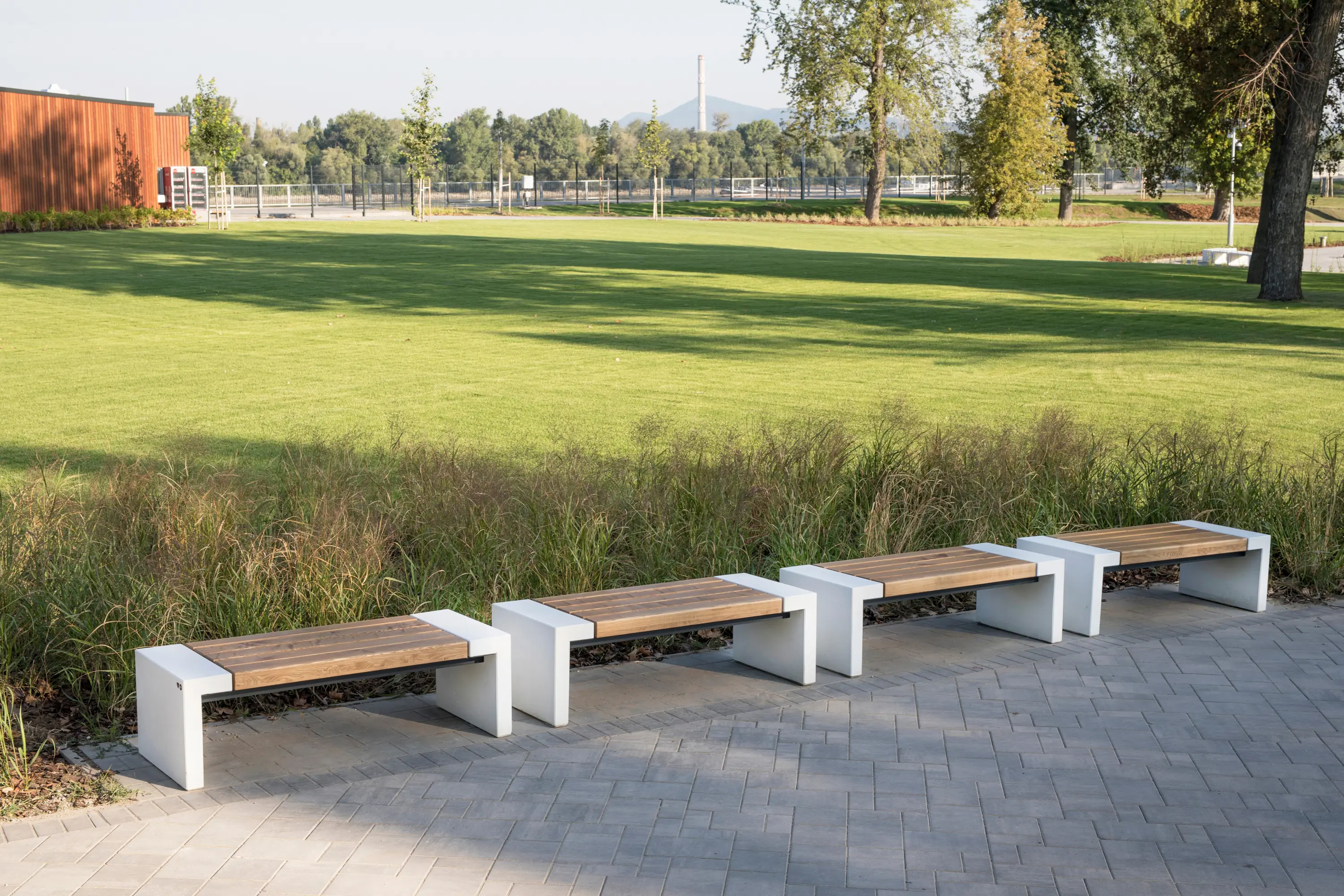 VPI Concrete - Woody | Bench without Backrest