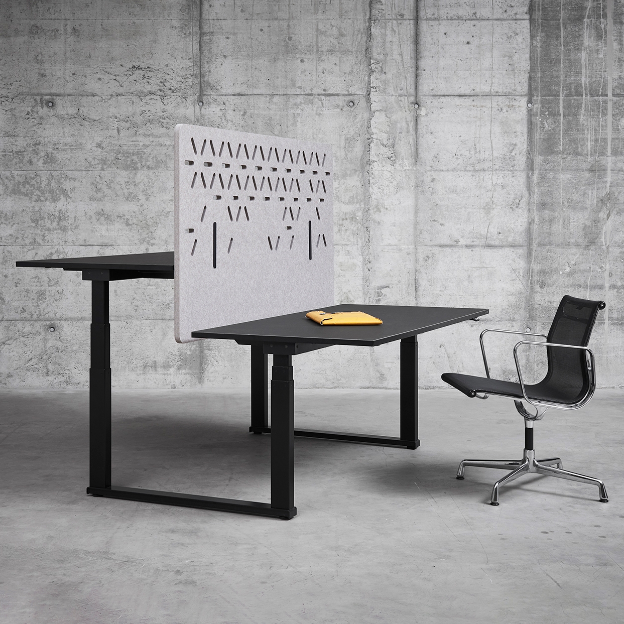 Display product EchoCove® DESK TWO PERFORATED from manufacturer ECHOJAZZ
