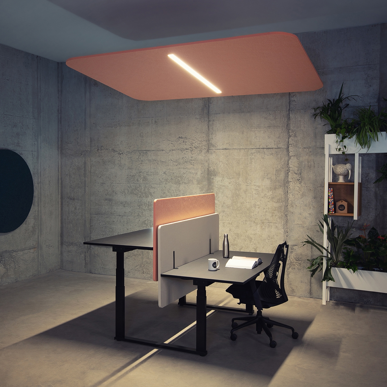 Display product EchoLED® LINEAR L1 RECTANGLE from manufacturer ECHOJAZZ