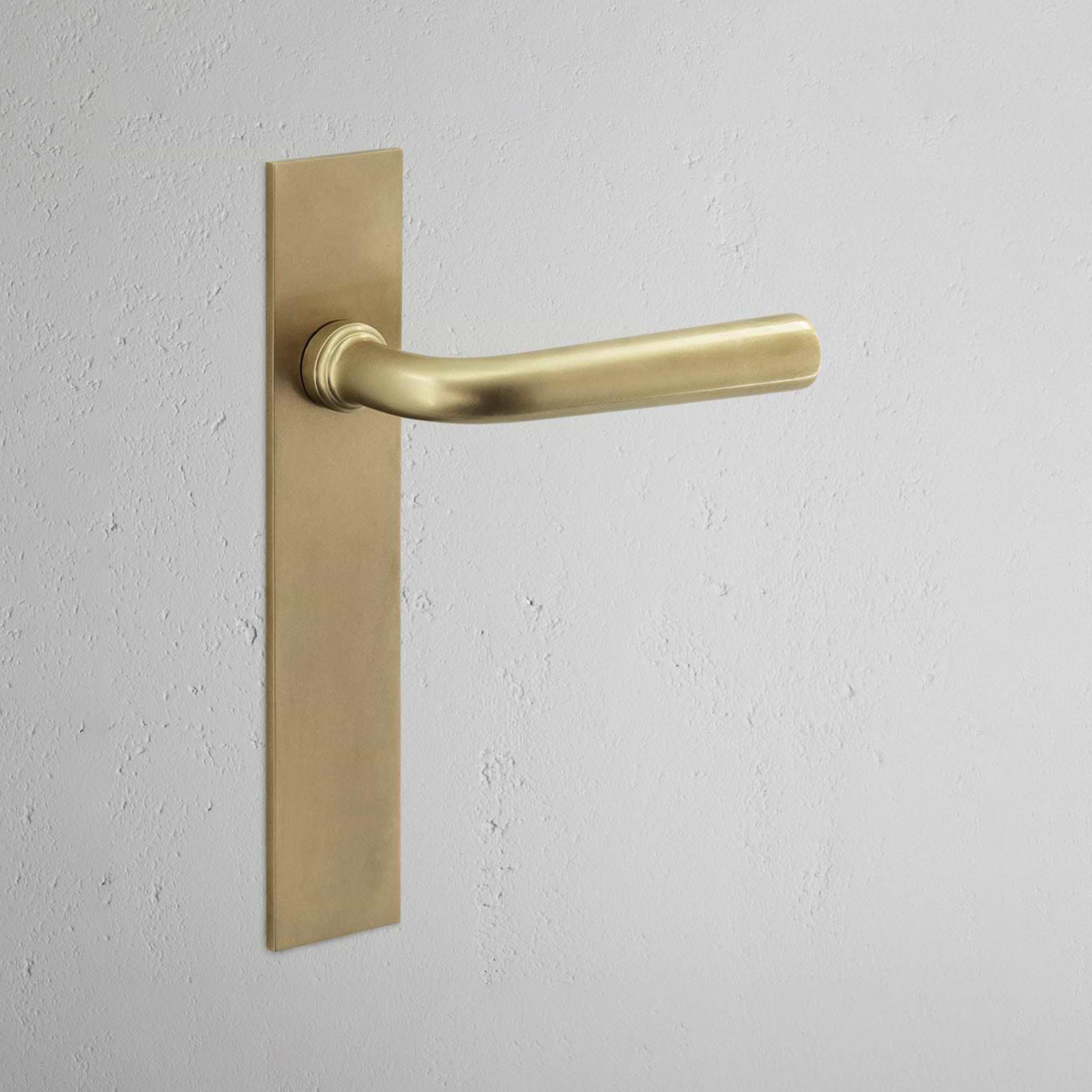 Display product Apsley Long Plate Fixed Door Handle from manufacturer Corston Architectural Detail