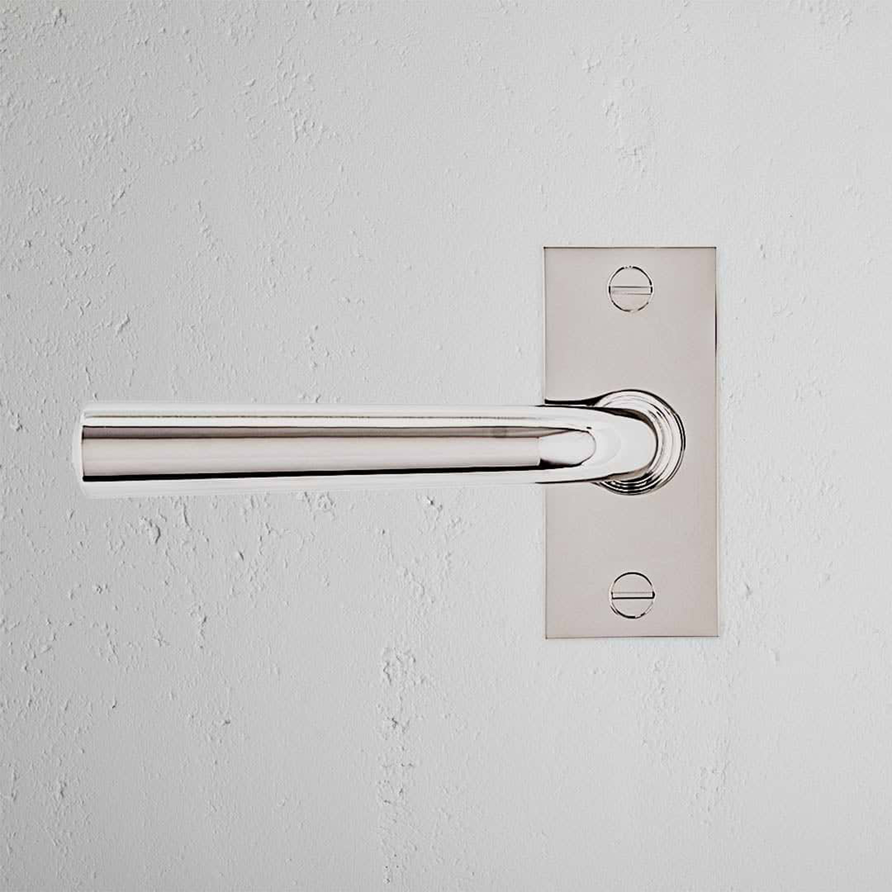 Apsley Short Plate Fixed Door Handle