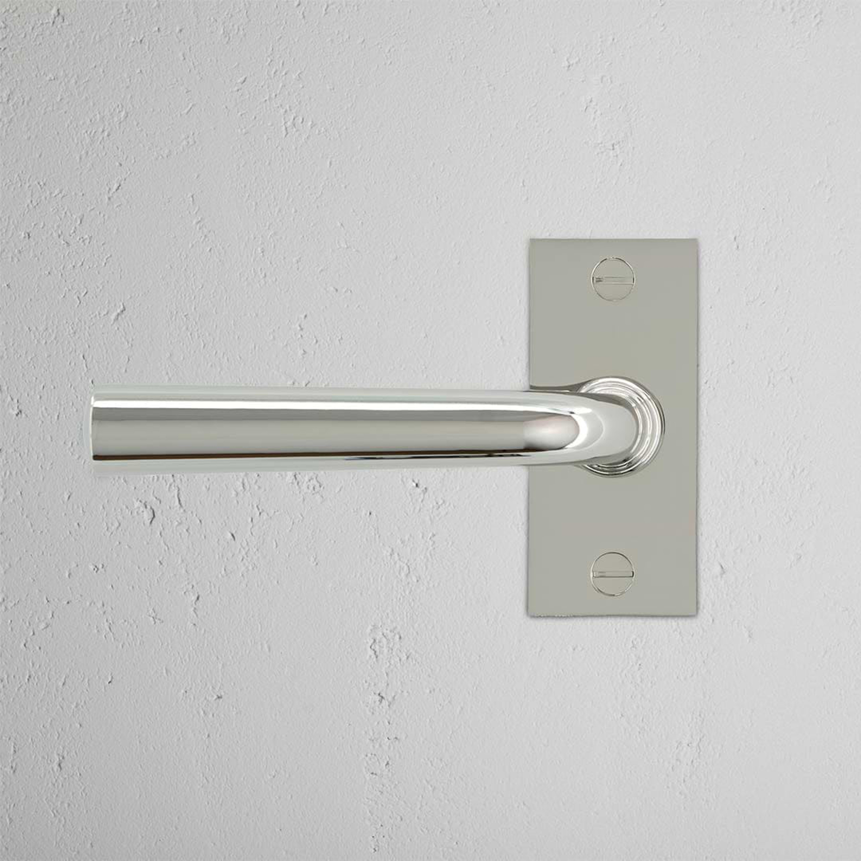 Apsley Short Plate Sprung Door Handle