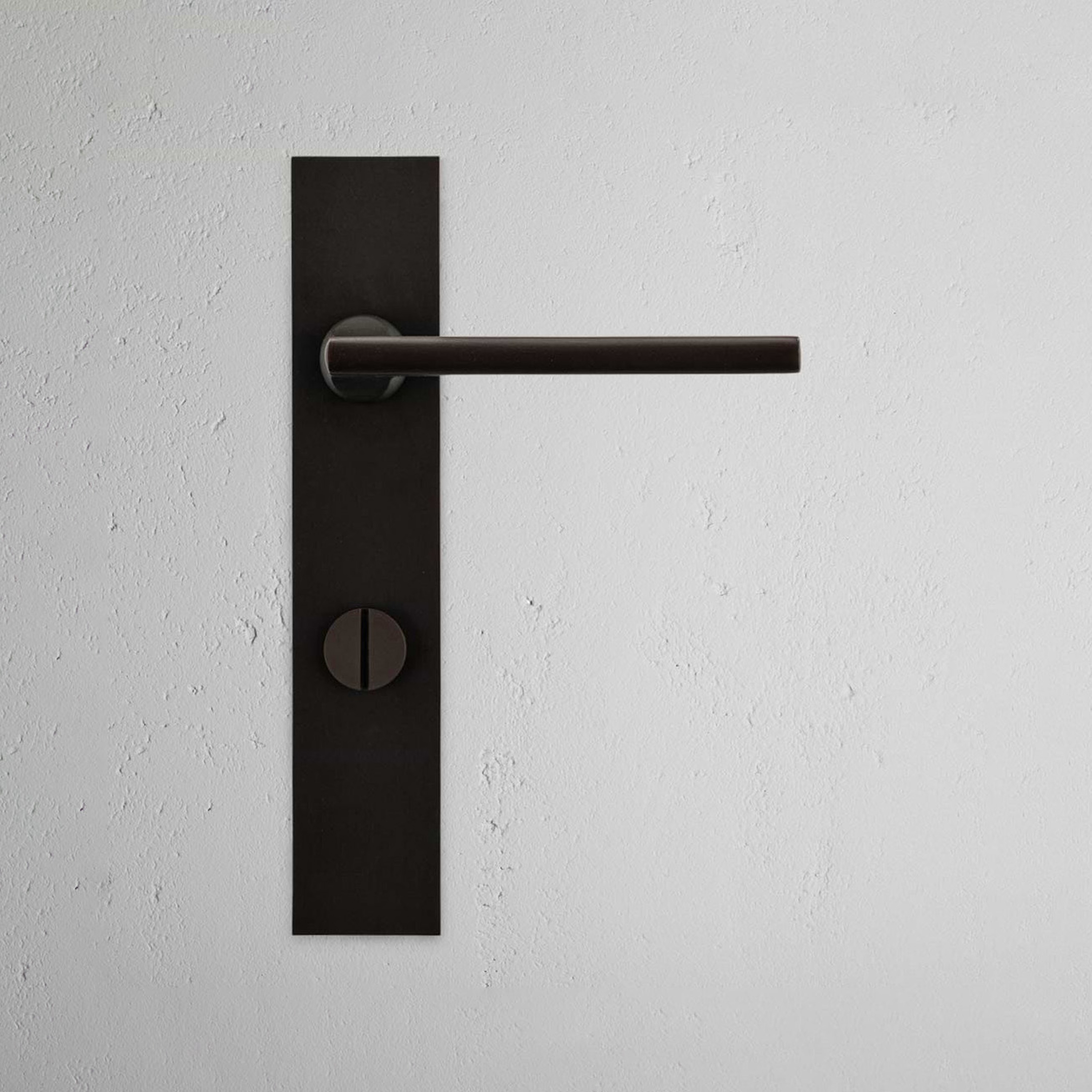 Clayton Long Plate Sprung Door Handle & Euro Lock