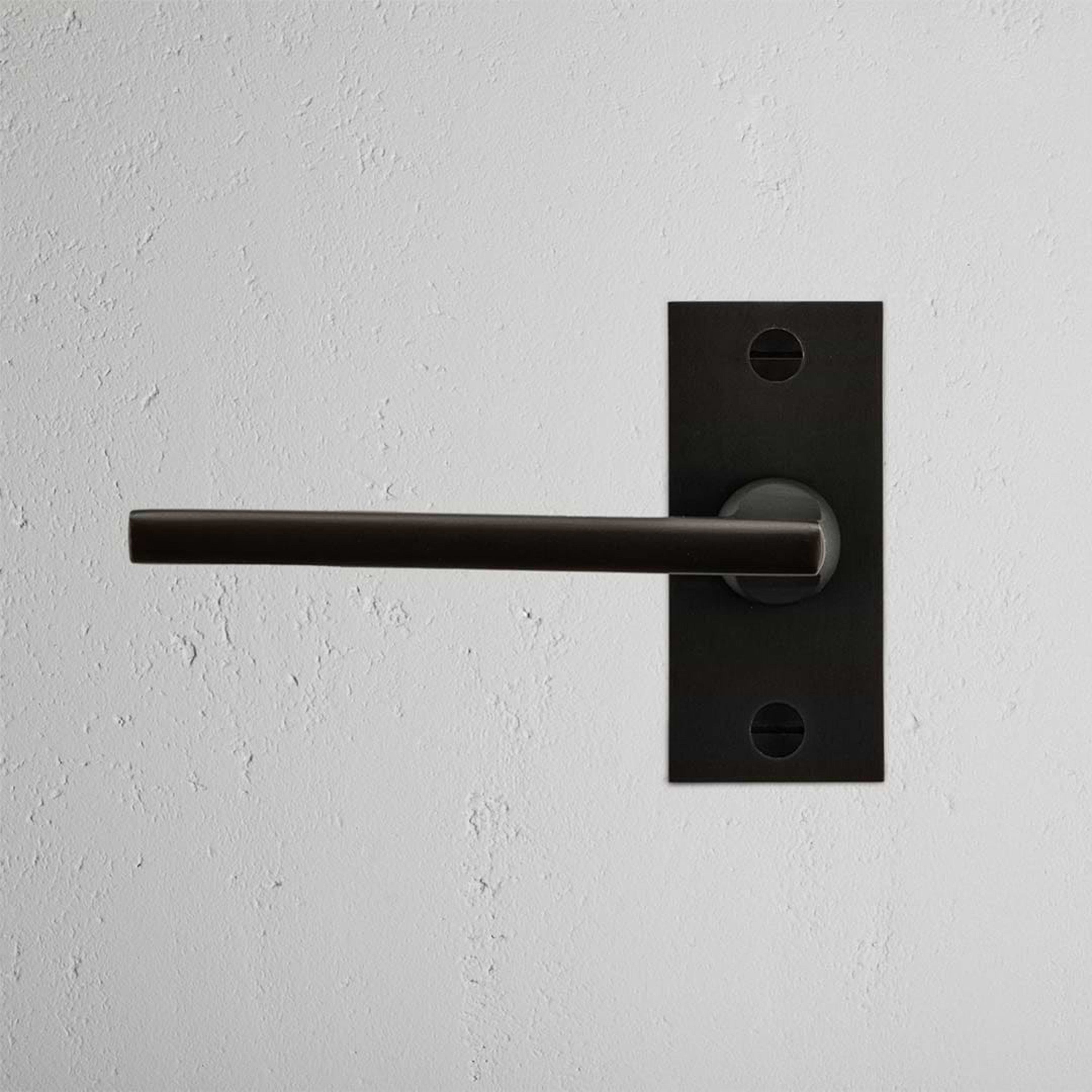Clayton Short Plate Sprung Door Handle